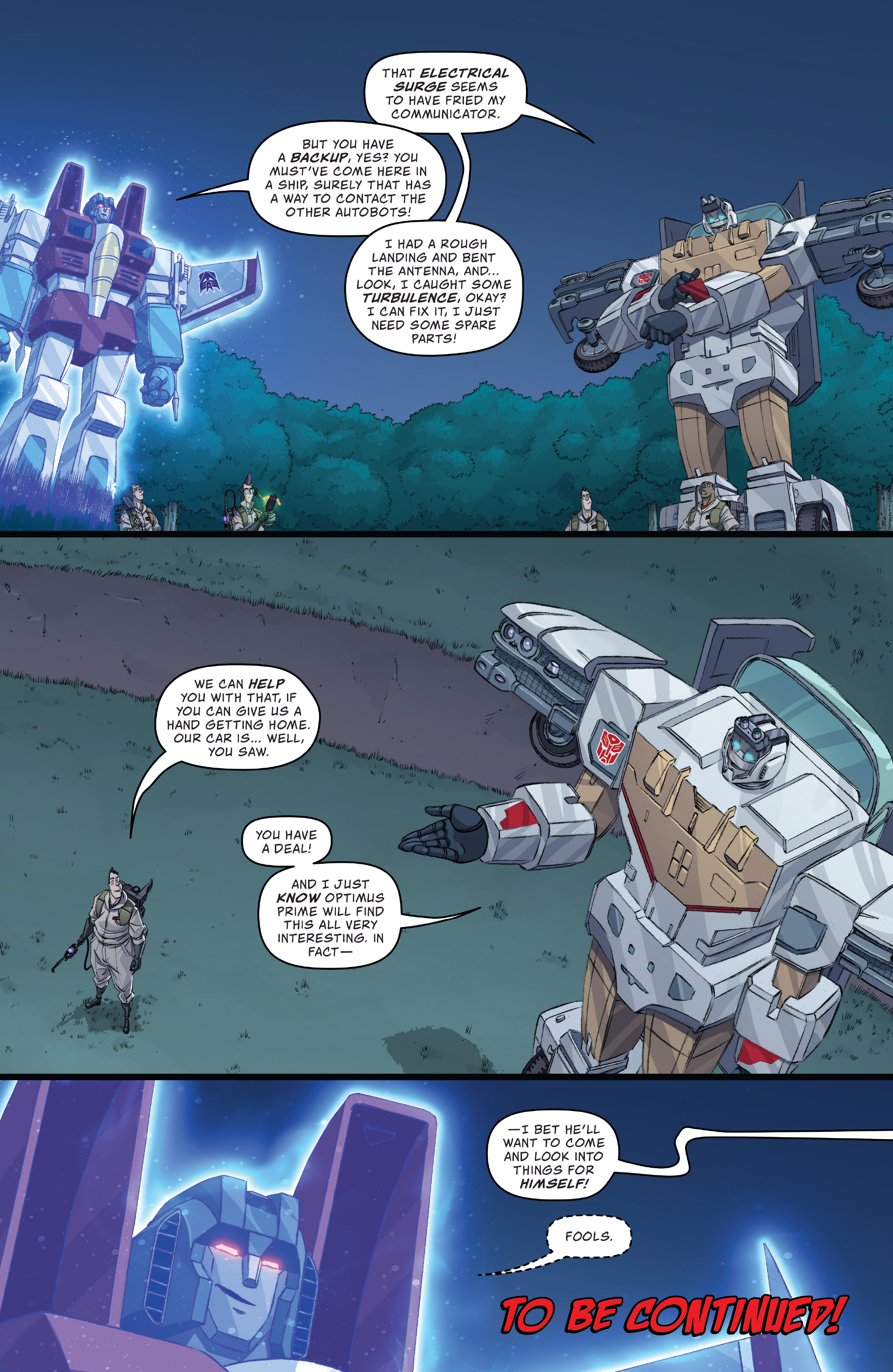 Read online Transformers/Ghostbusters comic -  Issue #2 - 23