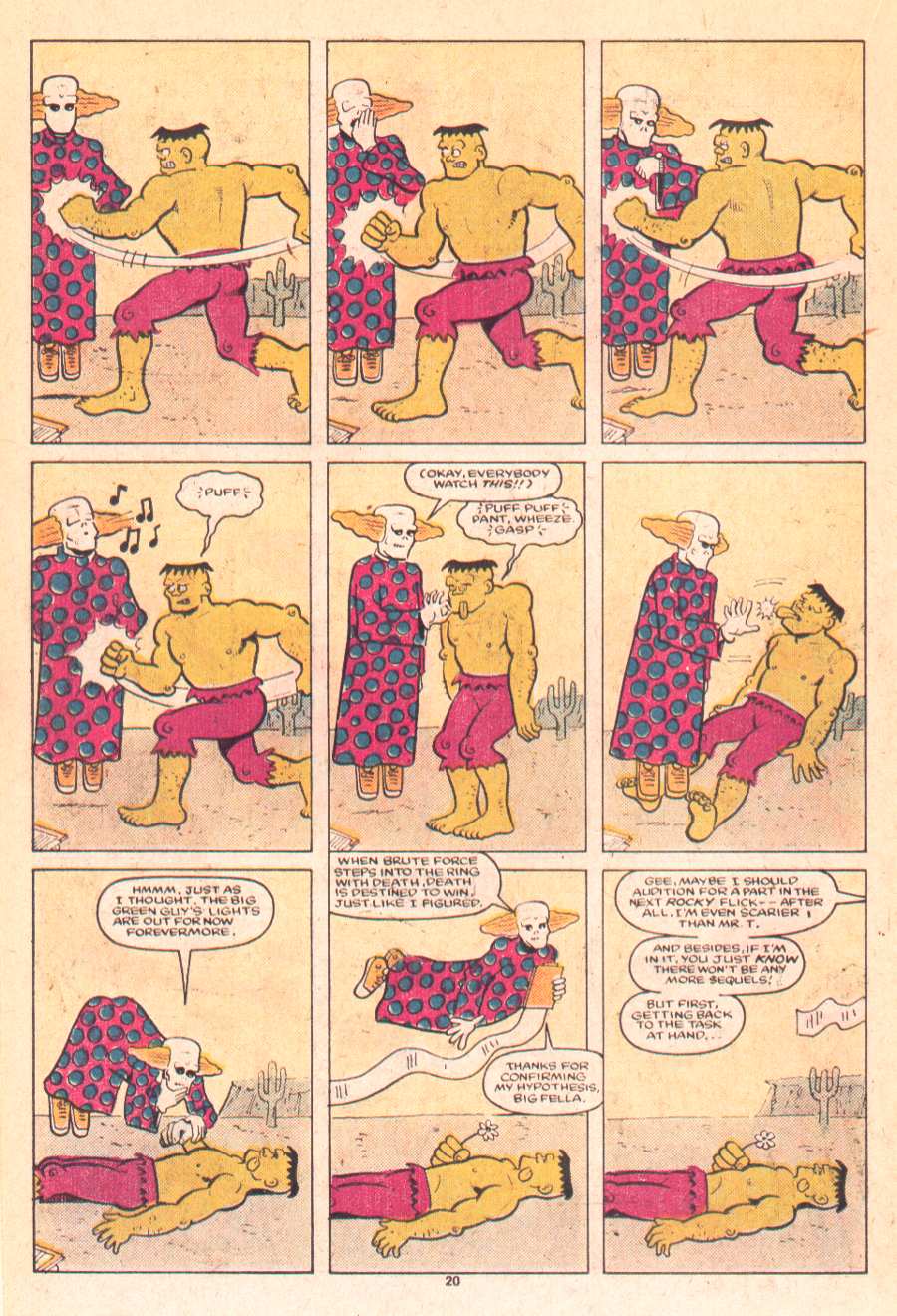 Read online Fred Hembeck Destroys the Marvel Universe comic -  Issue # Full - 22