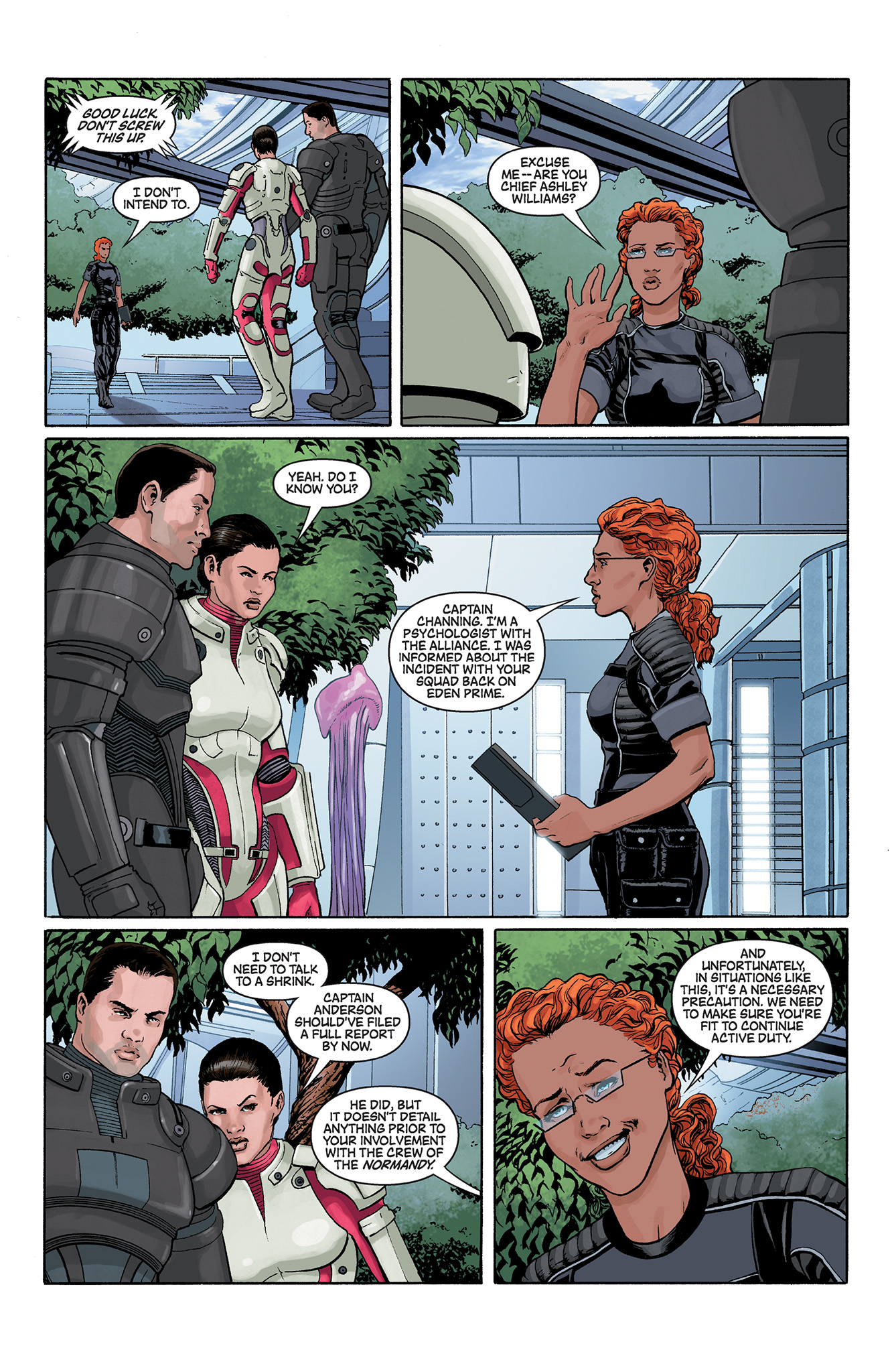 Read online Mass Effect: Foundation comic -  Issue #3 - 7