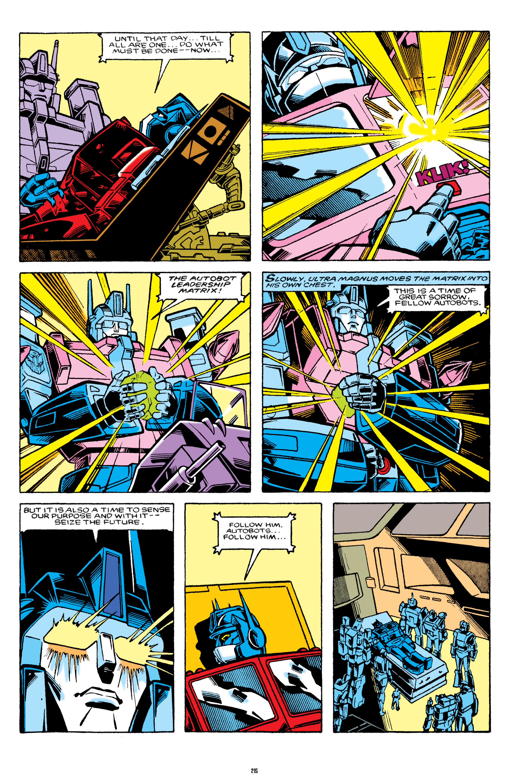 Read online The Transformers Classics comic -  Issue # TPB 7 - 214