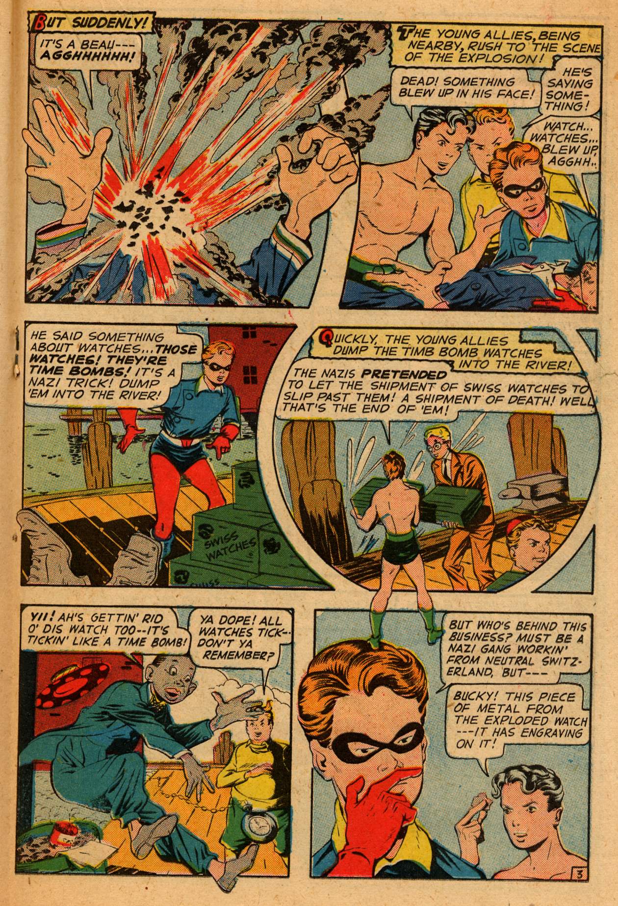 Read online Young Allies Comics comic -  Issue #12 - 35