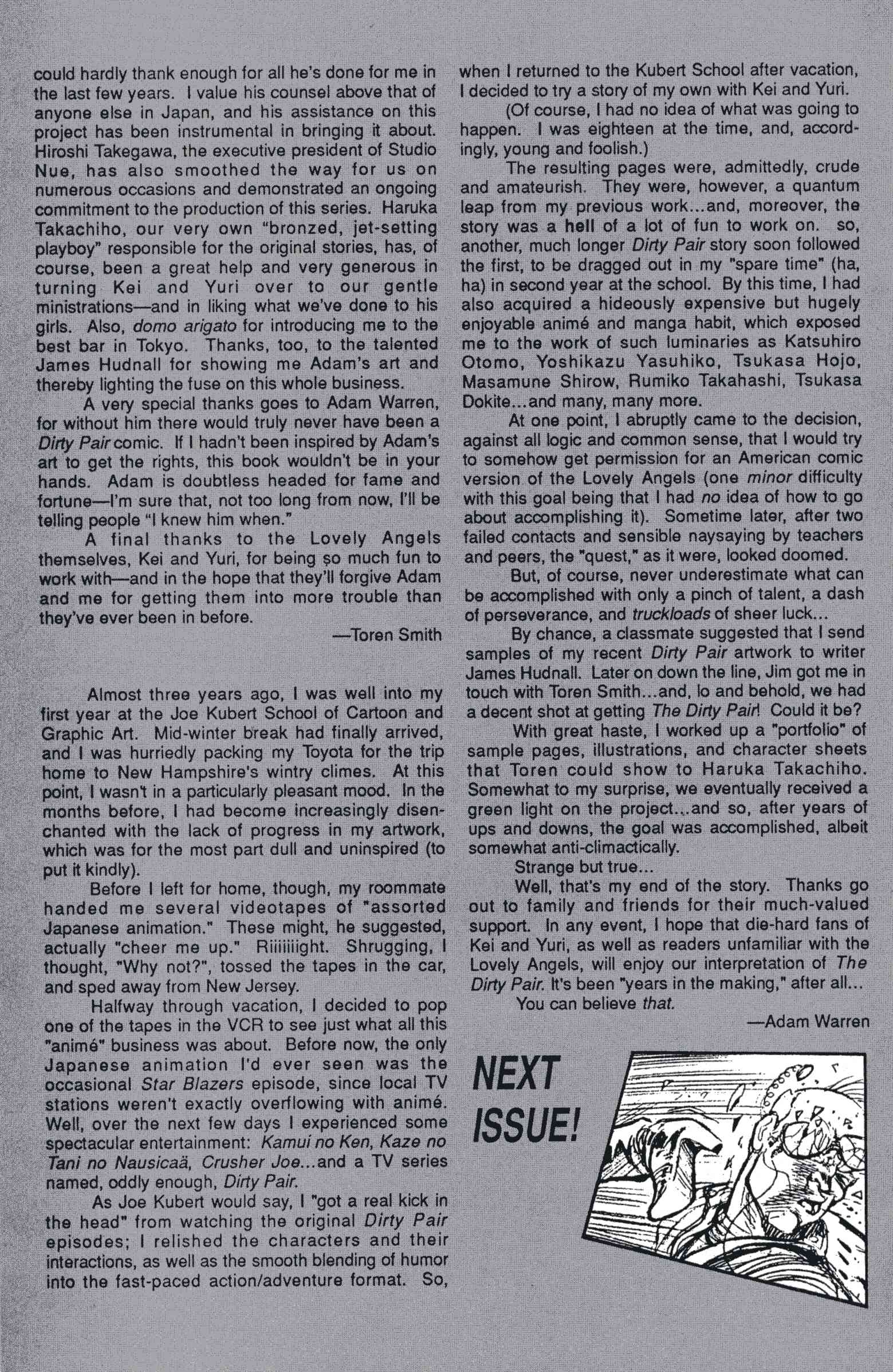 Read online Dirty Pair comic -  Issue #1 - 31