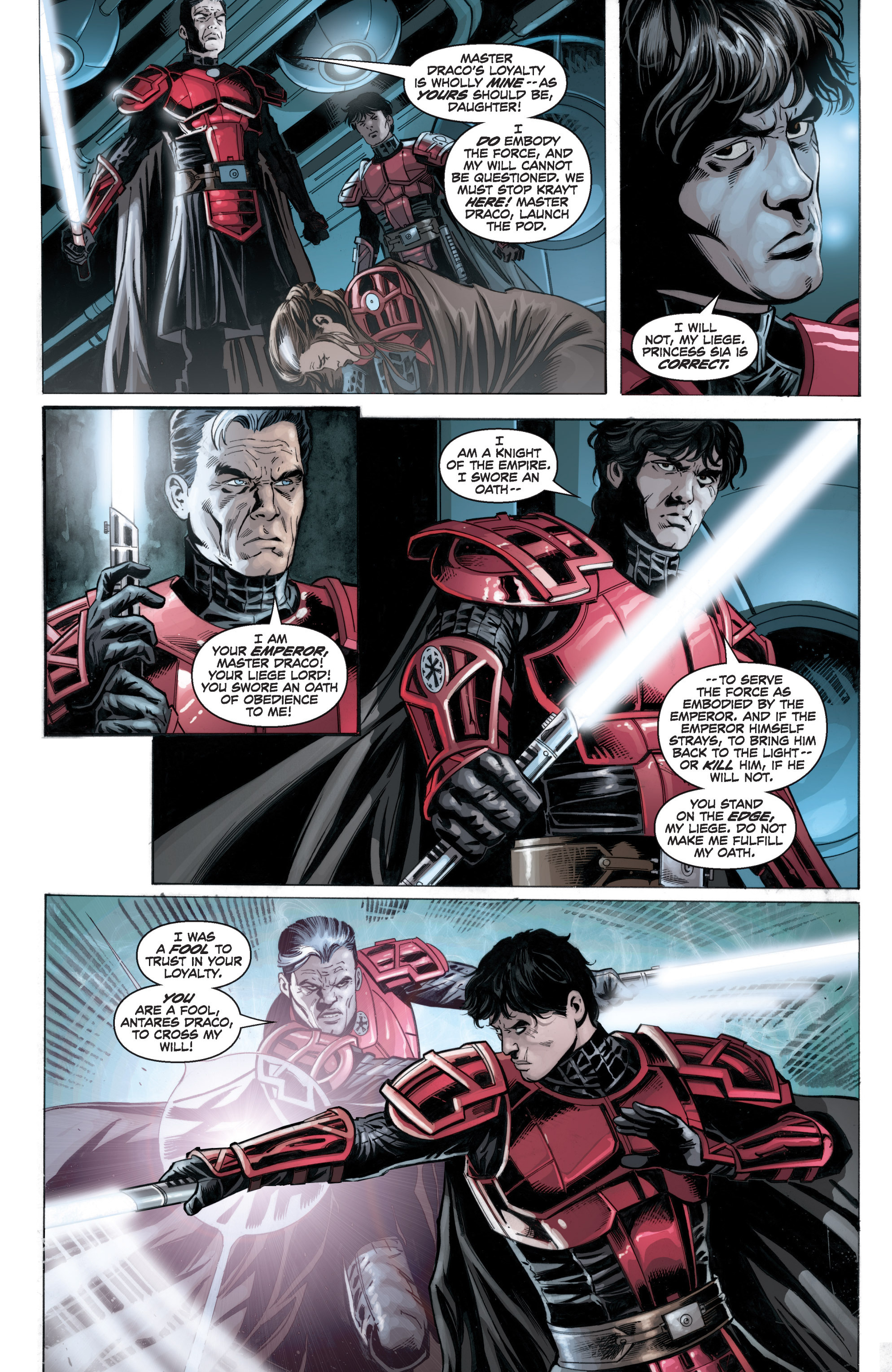Read online Star Wars: Legacy War comic -  Issue #6 - 8
