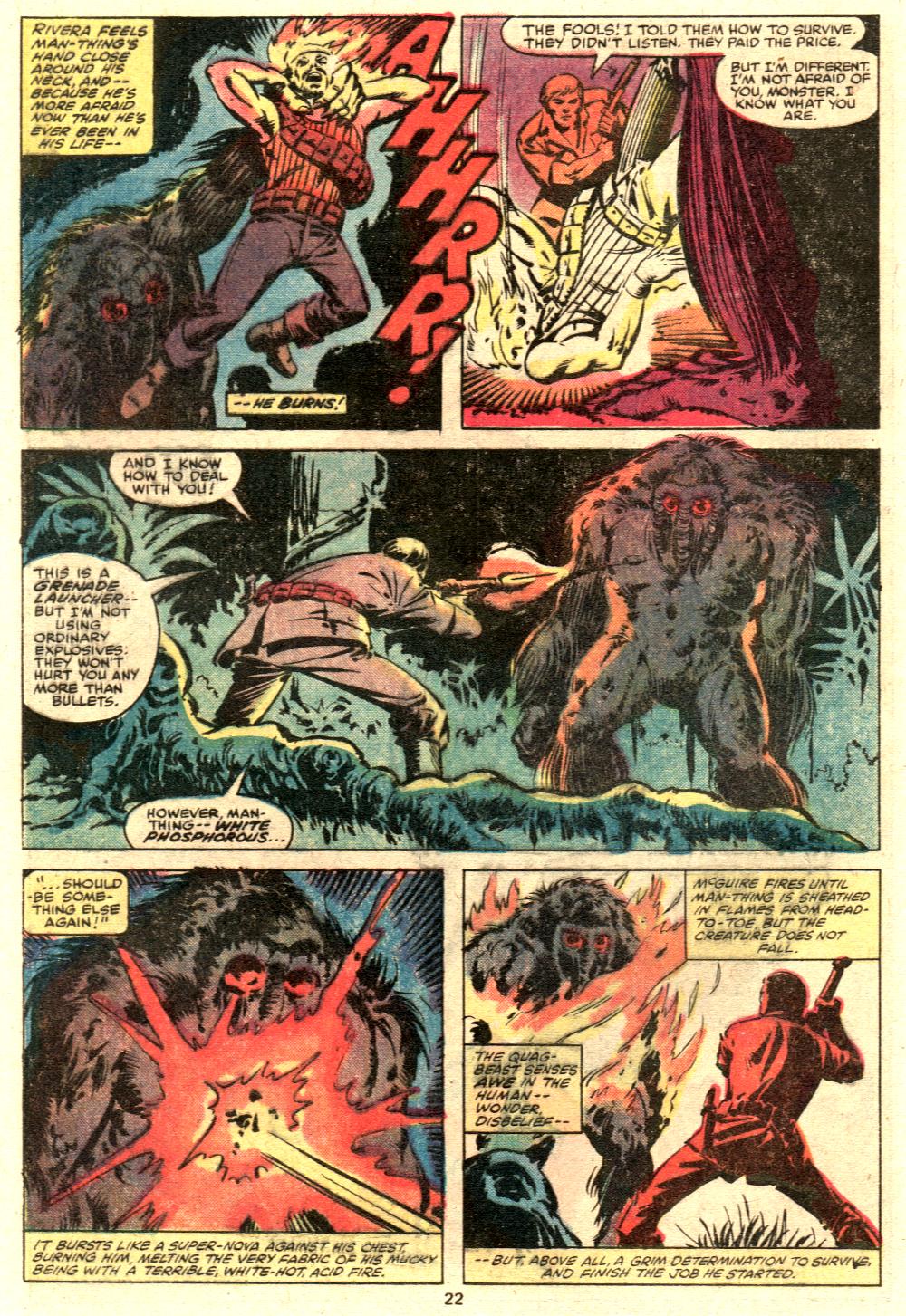 Read online Man-Thing (1979) comic -  Issue #5 - 14