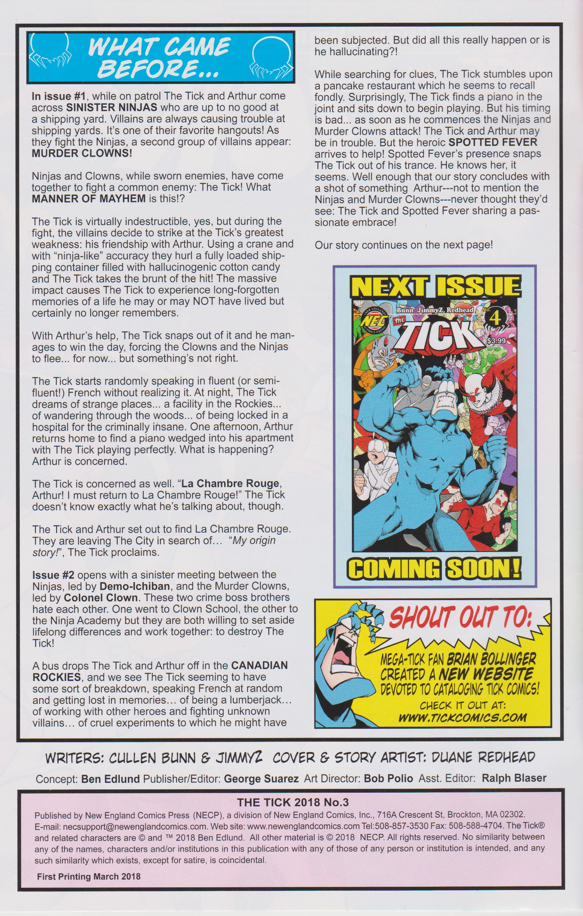 Read online The Tick 2017 comic -  Issue #3 - 2