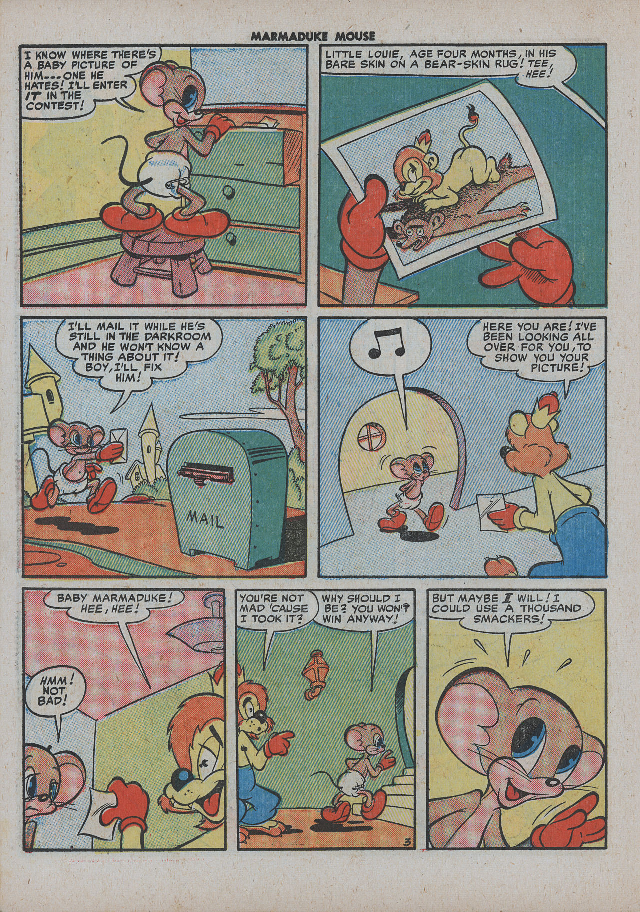 Read online Marmaduke Mouse comic -  Issue #24 - 34