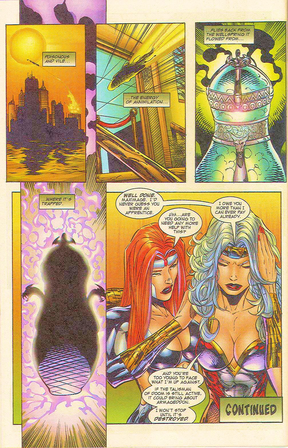 Read online Glory/Celestine: Dark Angel comic -  Issue #1 - 24