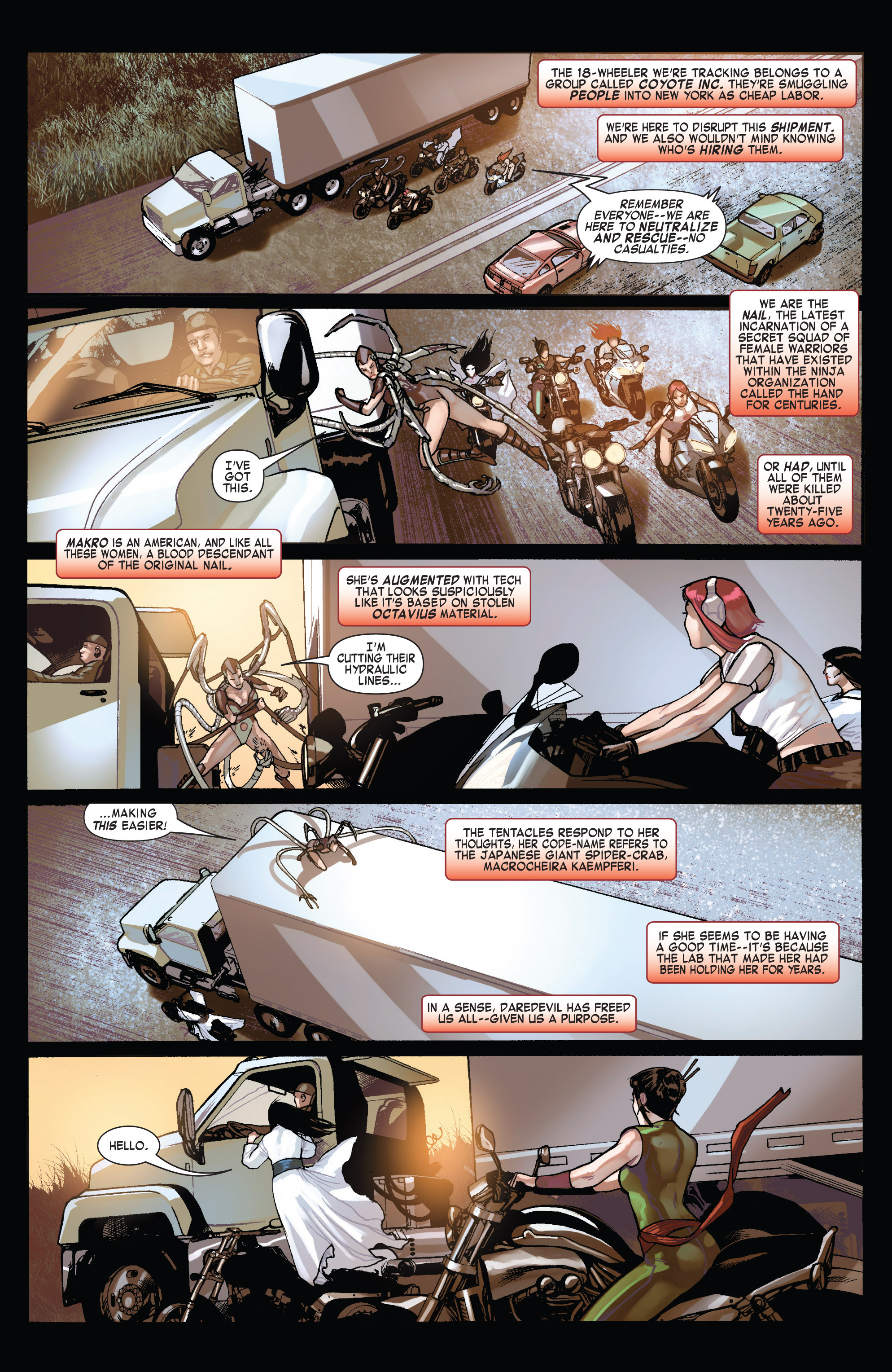 Read online Shadowland: Daughters of the Shadow comic -  Issue #2 - 4
