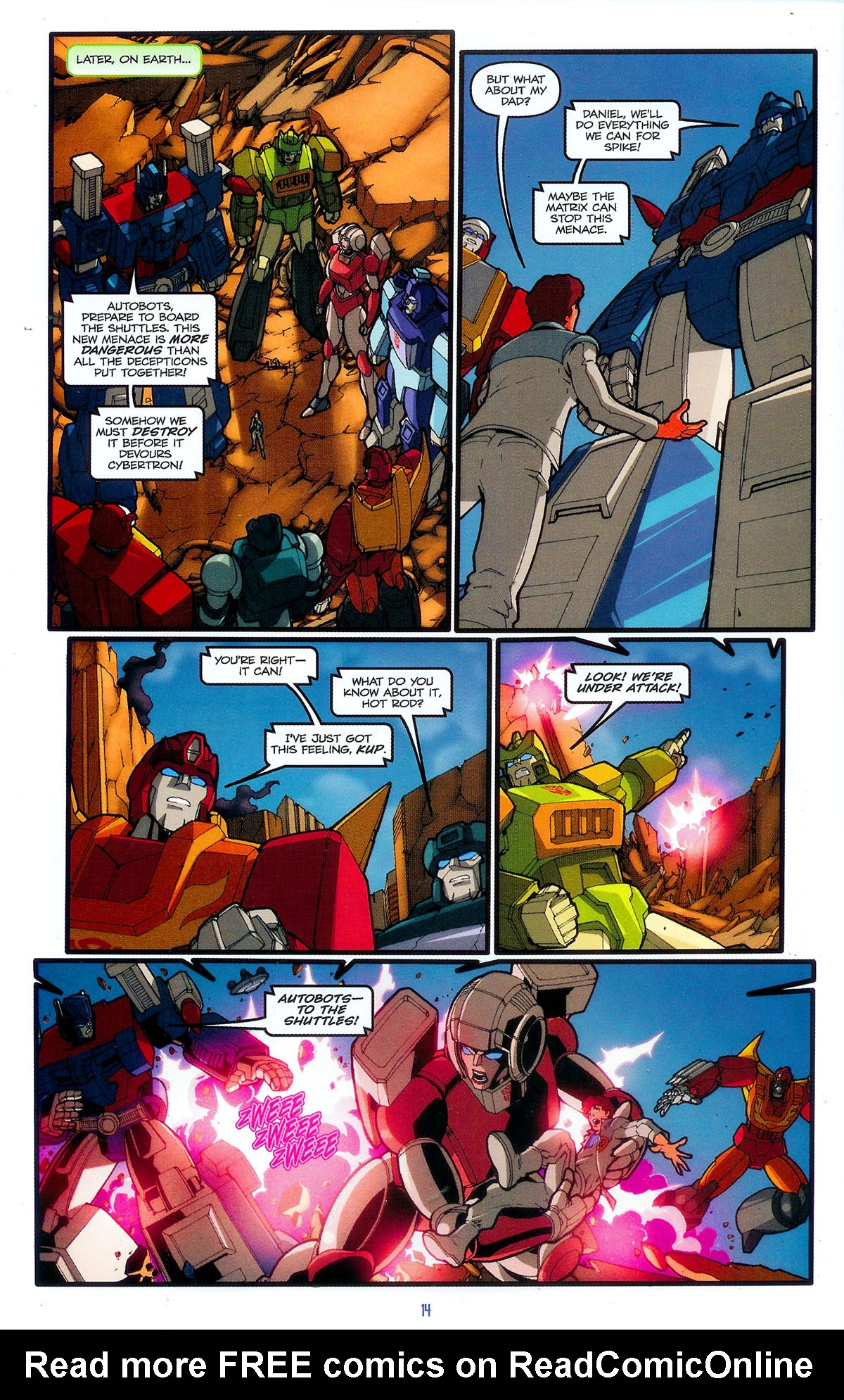 Read online The Transformers: The Animated Movie comic -  Issue #2 - 16
