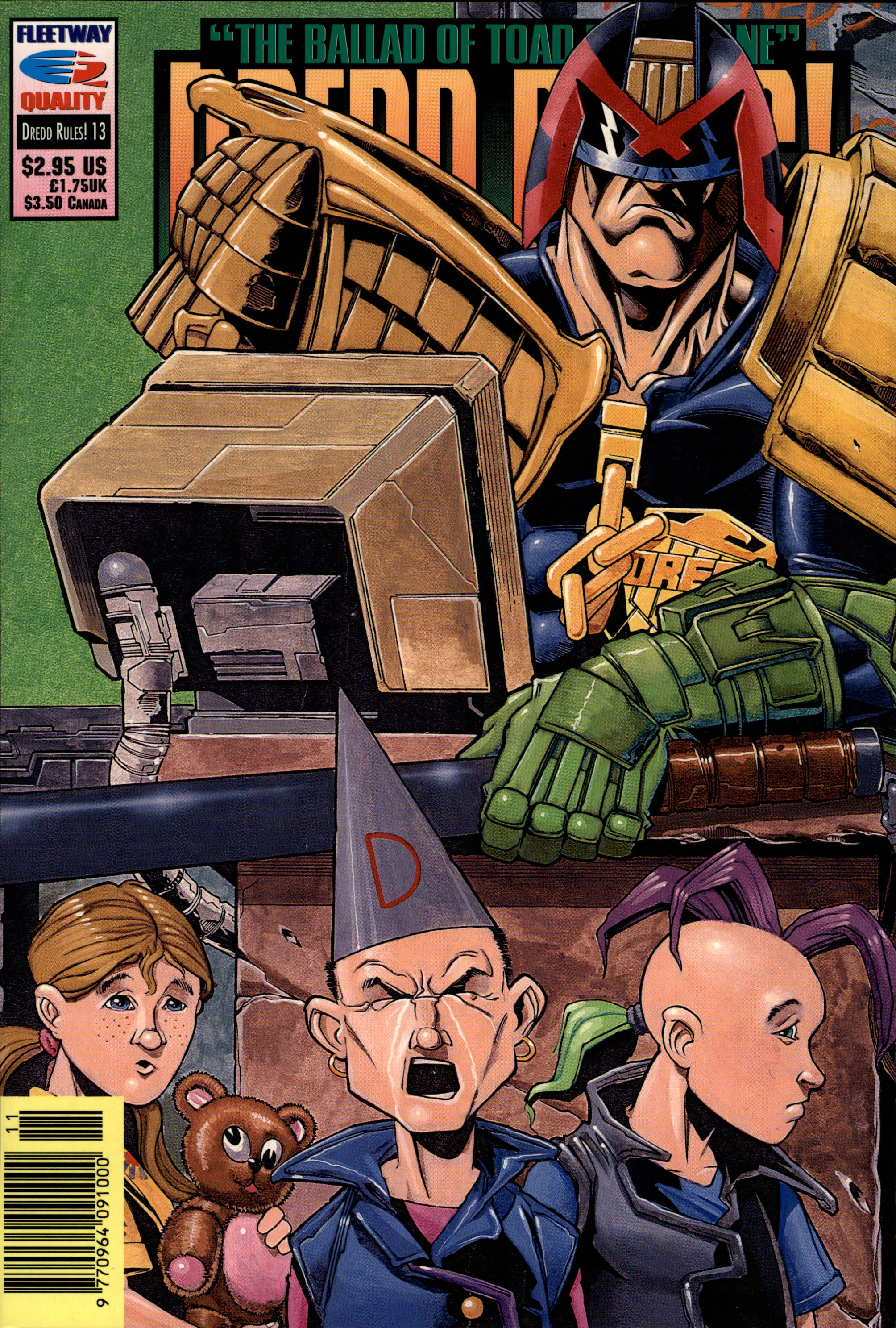 Read online Dredd Rules! comic -  Issue #13 - 1