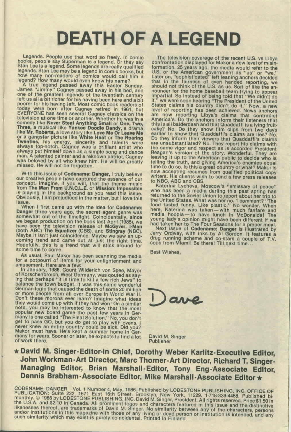 Read online Codename: Danger comic -  Issue #4 - 25