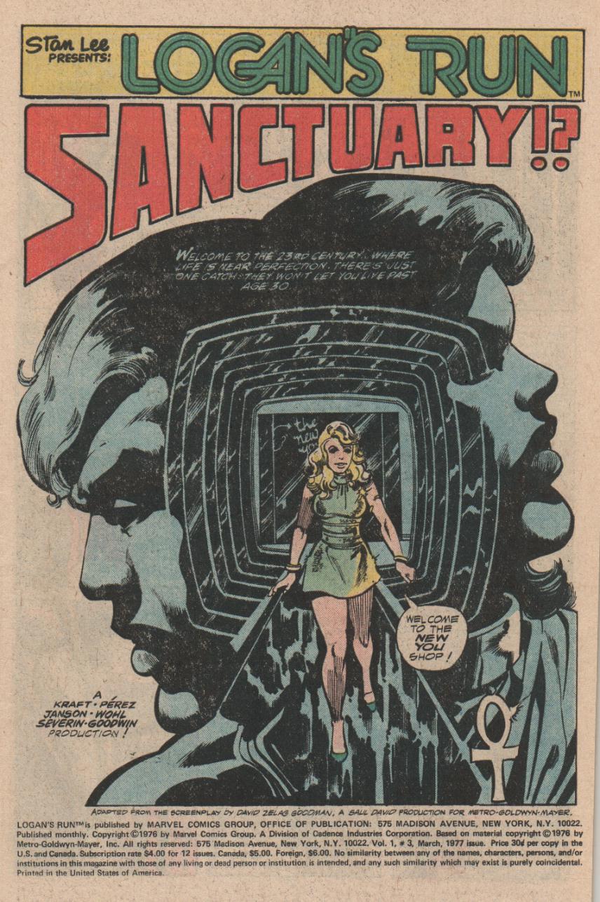 Read online Logan's Run comic -  Issue #3 - 2