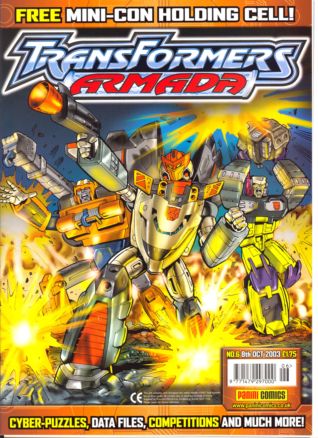 Read online Transformers: Armada (2003) comic -  Issue #6 - 1