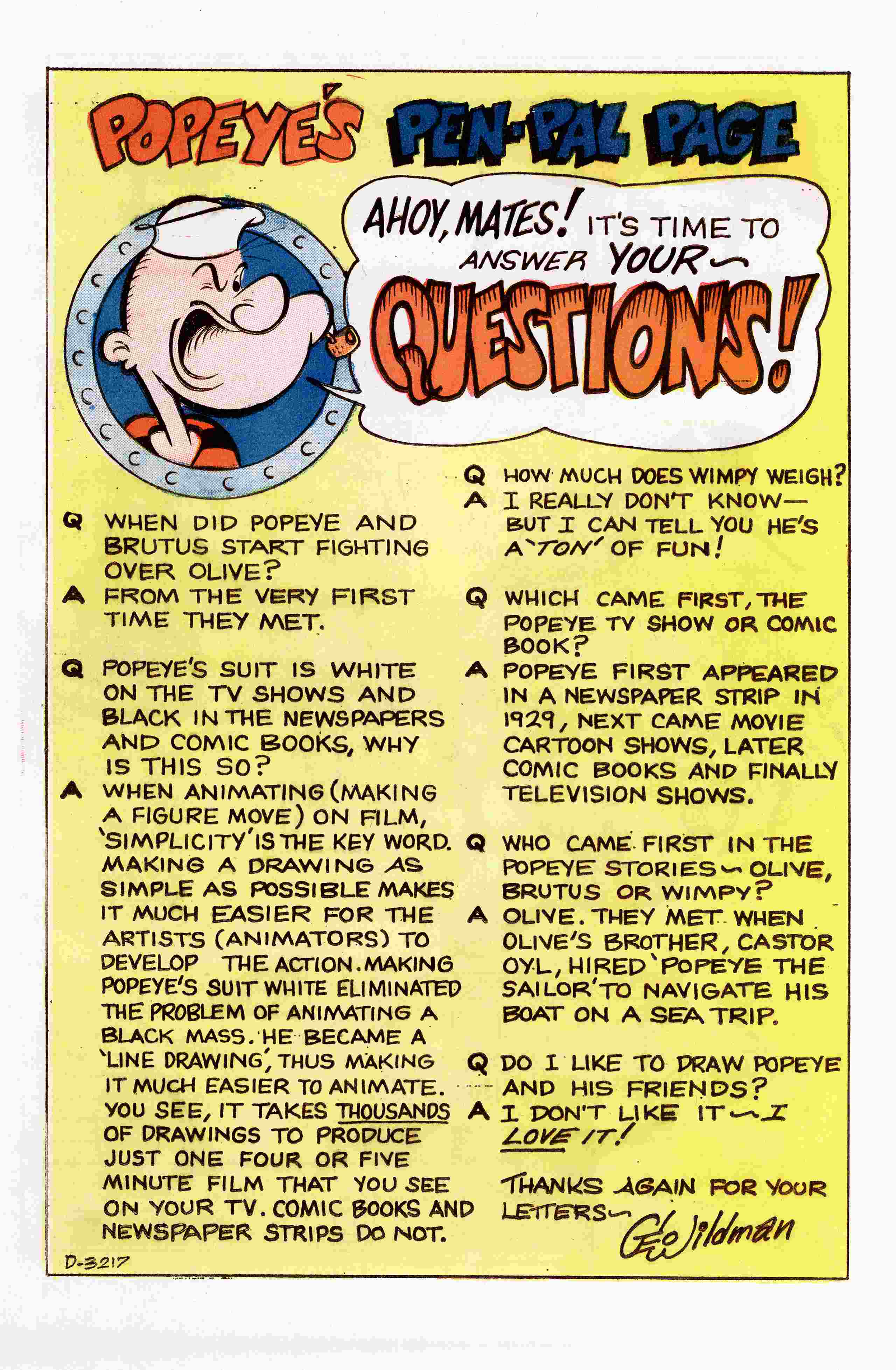 Read online Popeye (1948) comic -  Issue #117 - 13