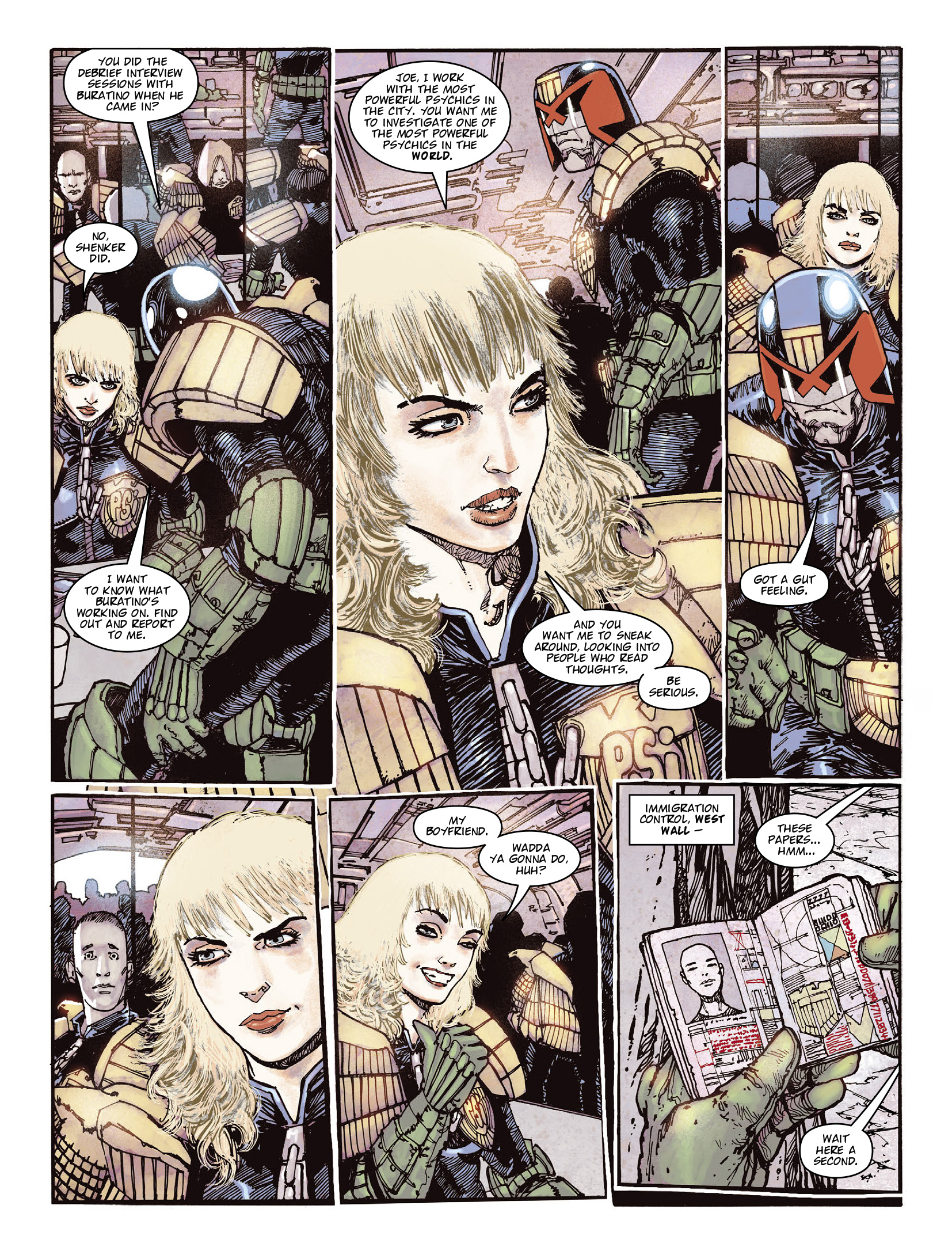 Read online 2000 AD comic -  Issue #2304 - 7