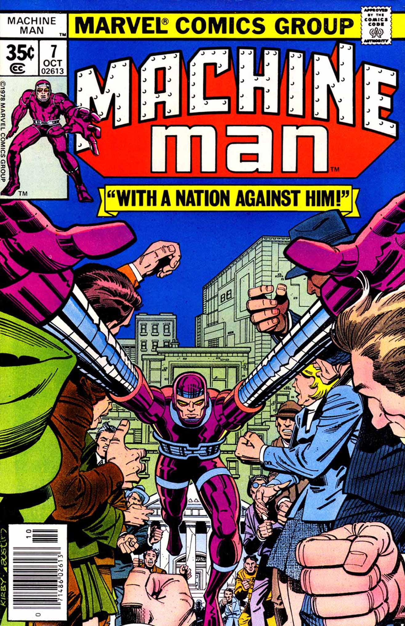 Read online Machine Man (1978) comic -  Issue #7 - 1