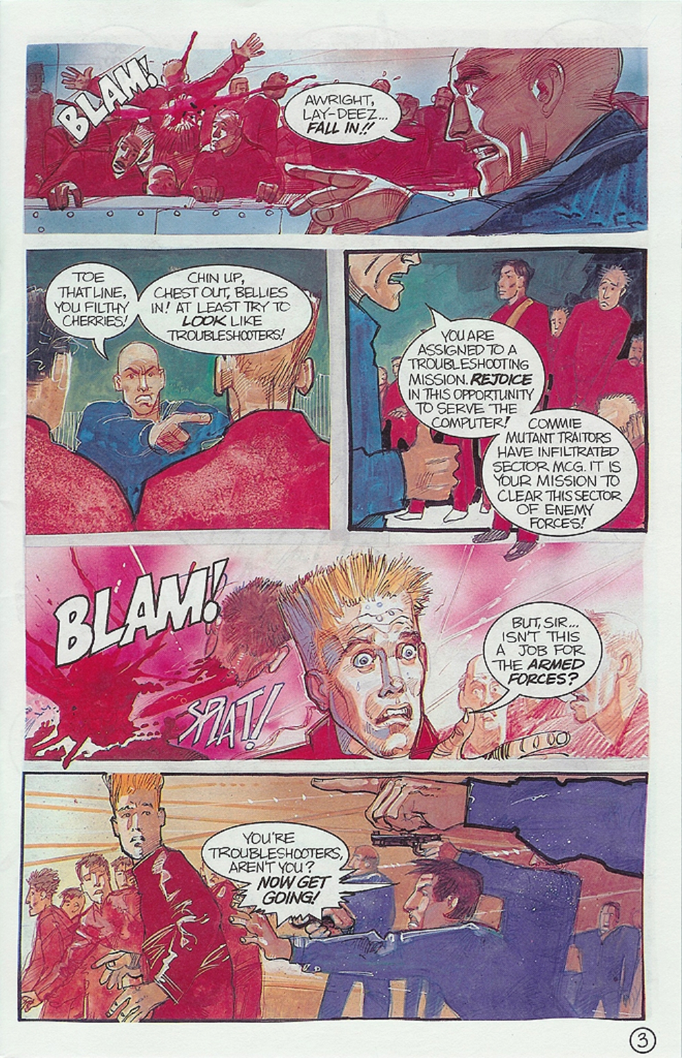 Read online Paranoia comic -  Issue #3 - 5