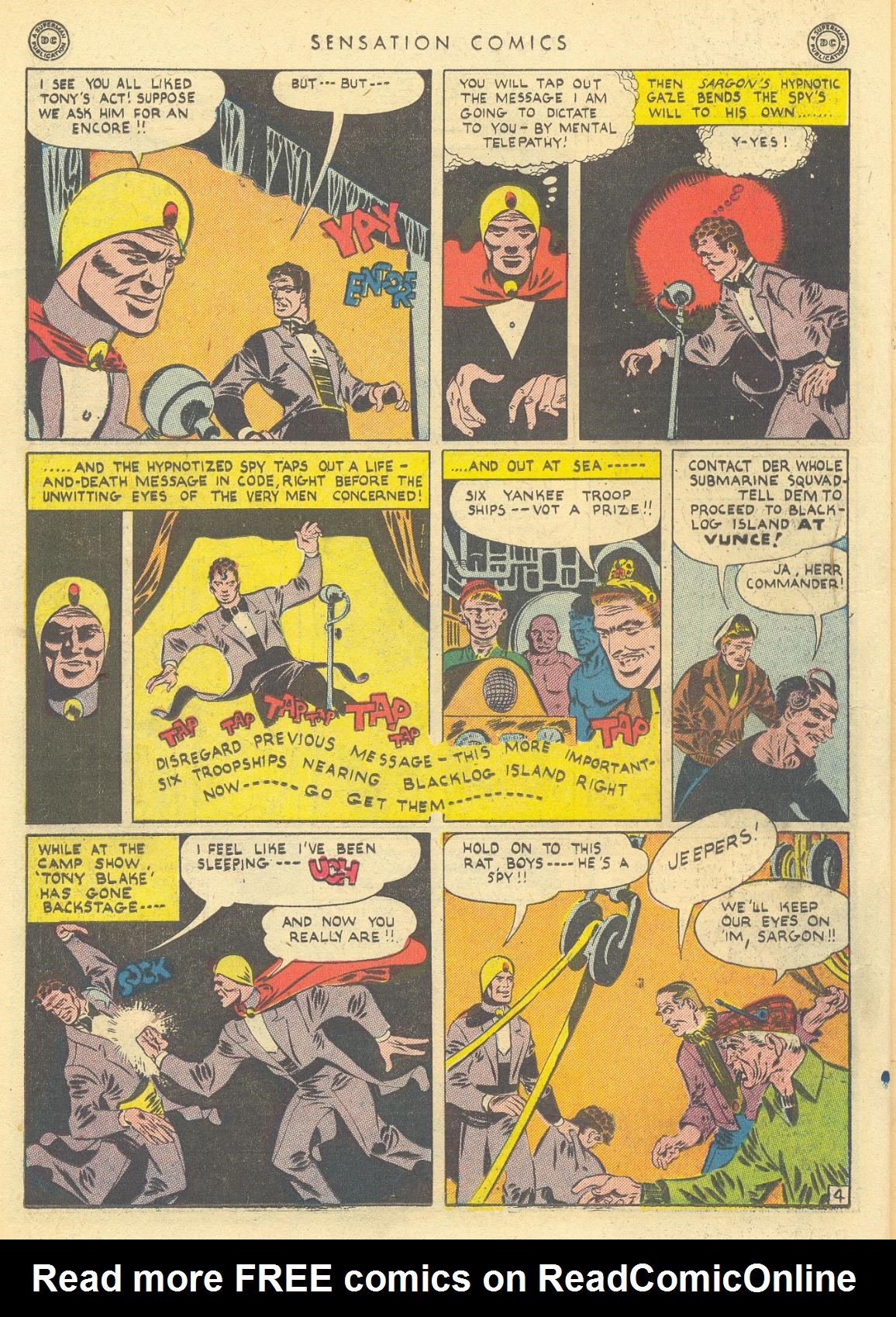 Read online Sensation (Mystery) Comics comic -  Issue #35 - 20