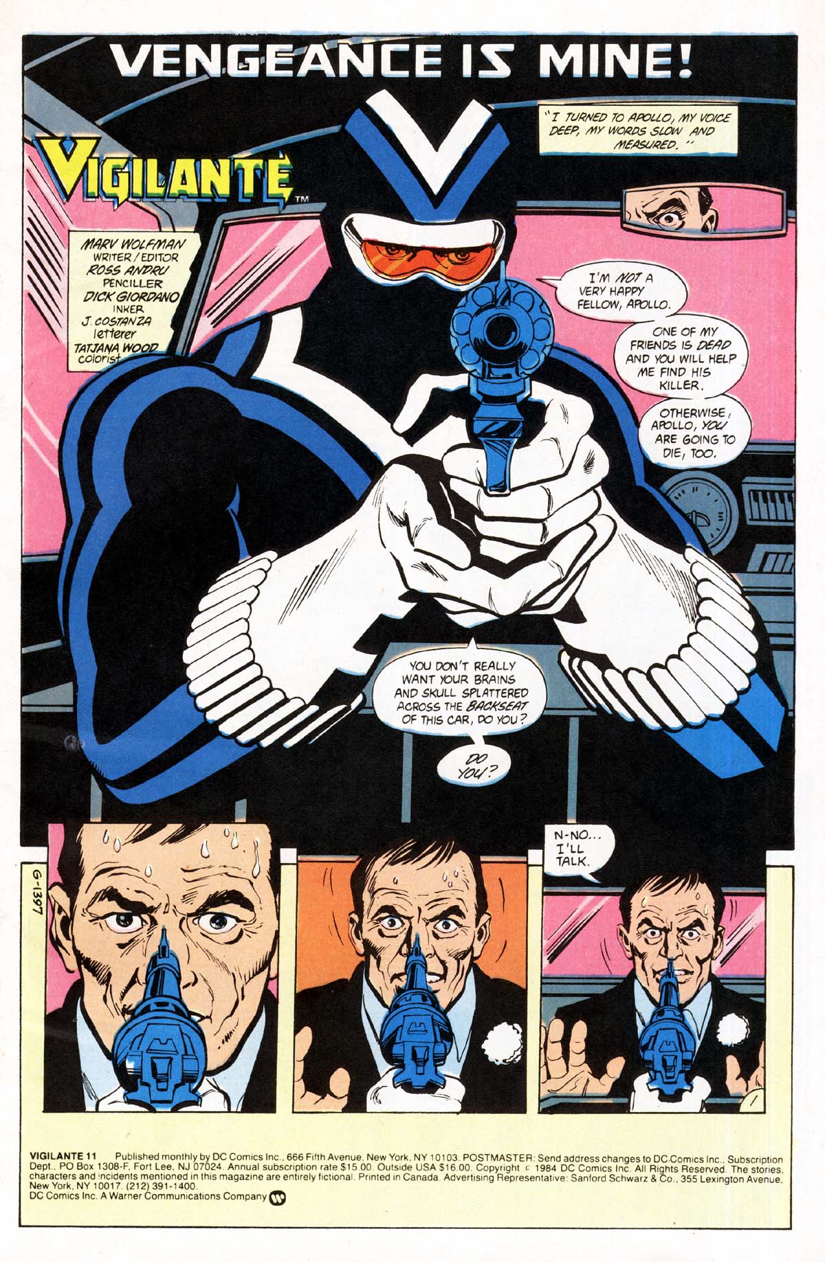 Read online Vigilante (1983) comic -  Issue #11 - 2