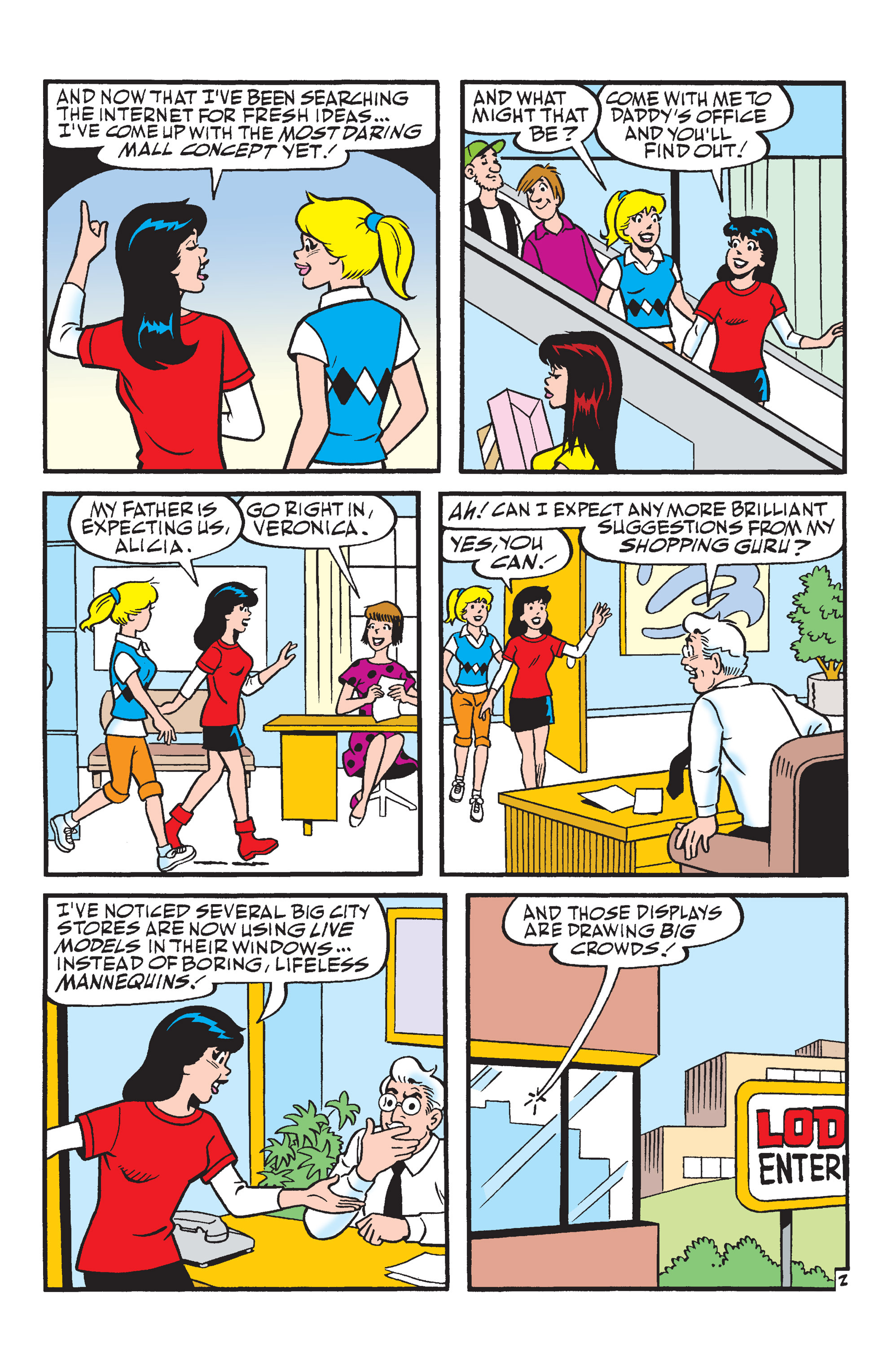 Read online Betty and Veronica: Mall Princesses comic -  Issue # TPB - 9