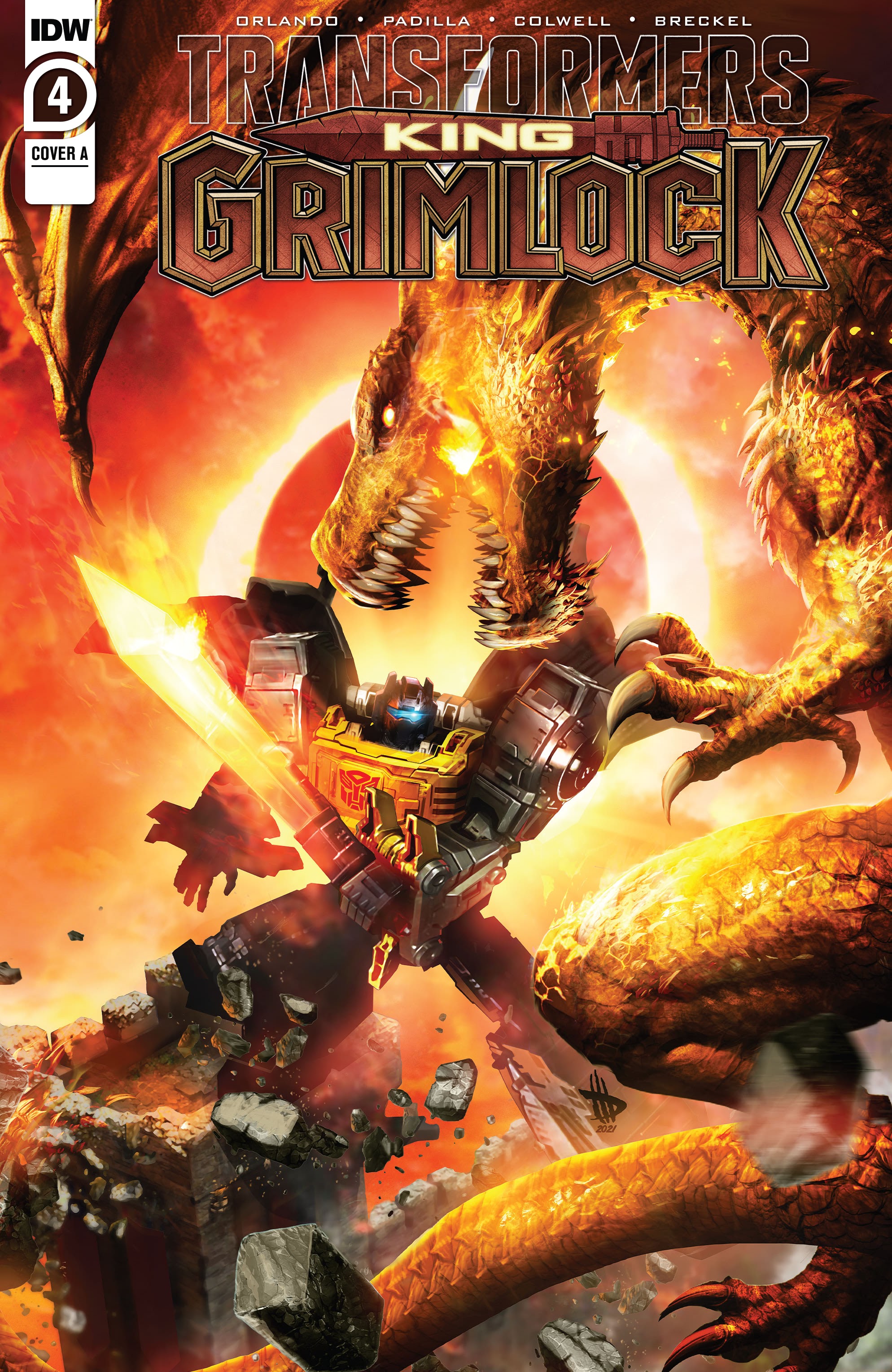 Read online Transformers: King Grimlock comic -  Issue #4 - 1