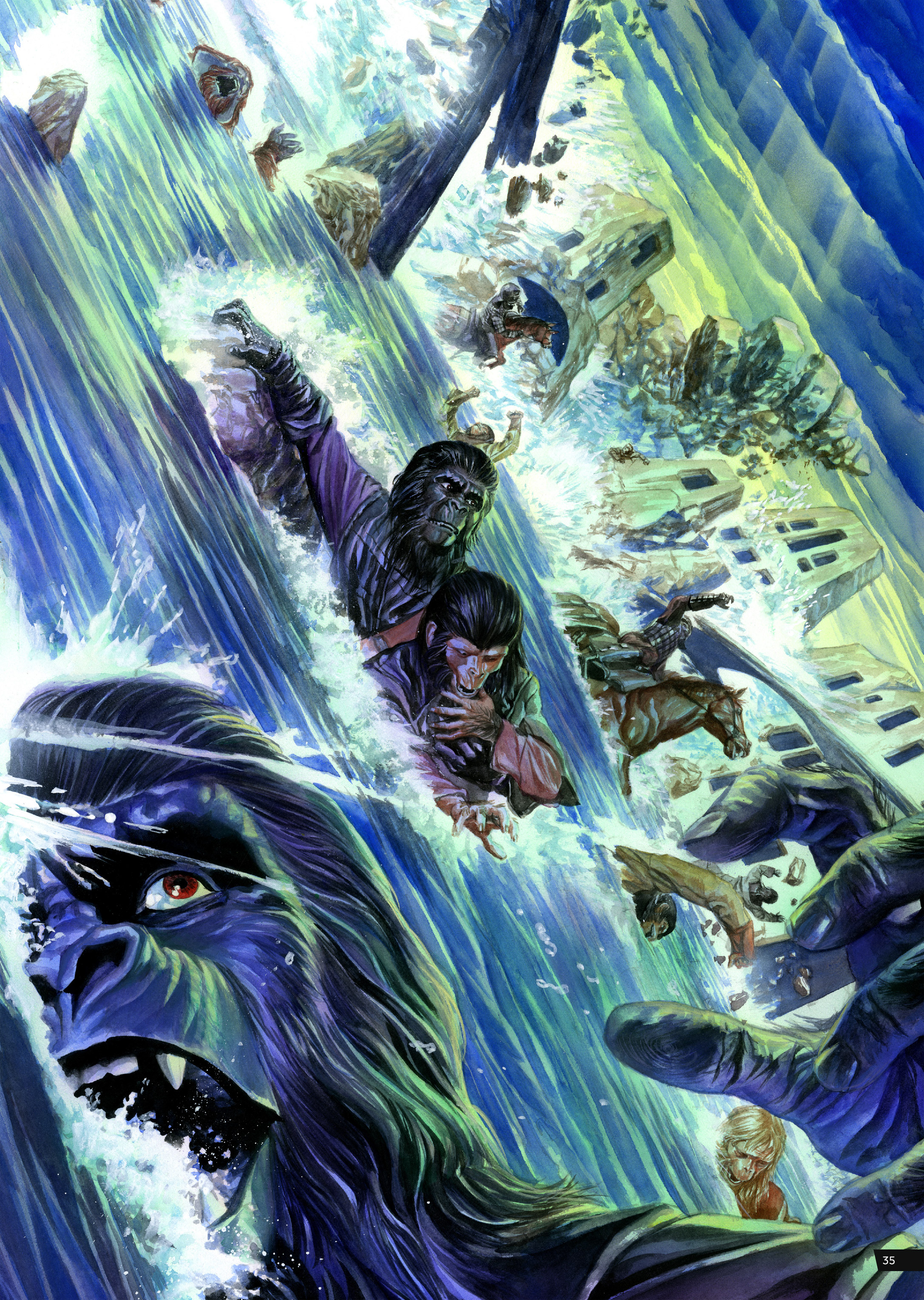 Read online Planet of the Apes Artist Tribute comic -  Issue # TPB - 35