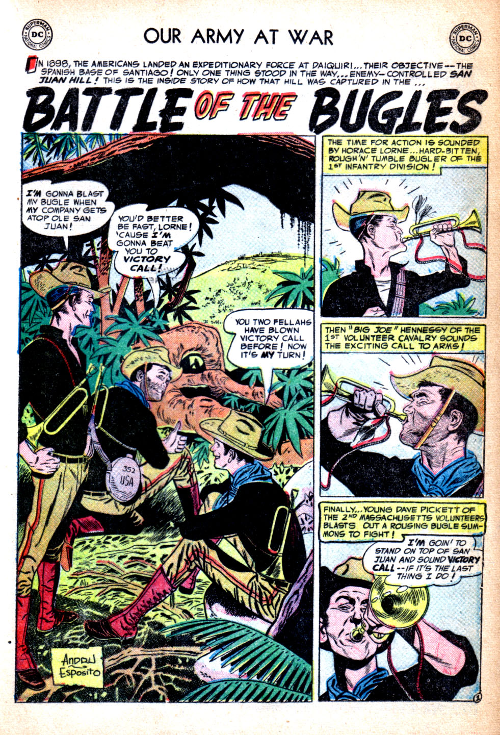 Read online Our Army at War (1952) comic -  Issue #16 - 13