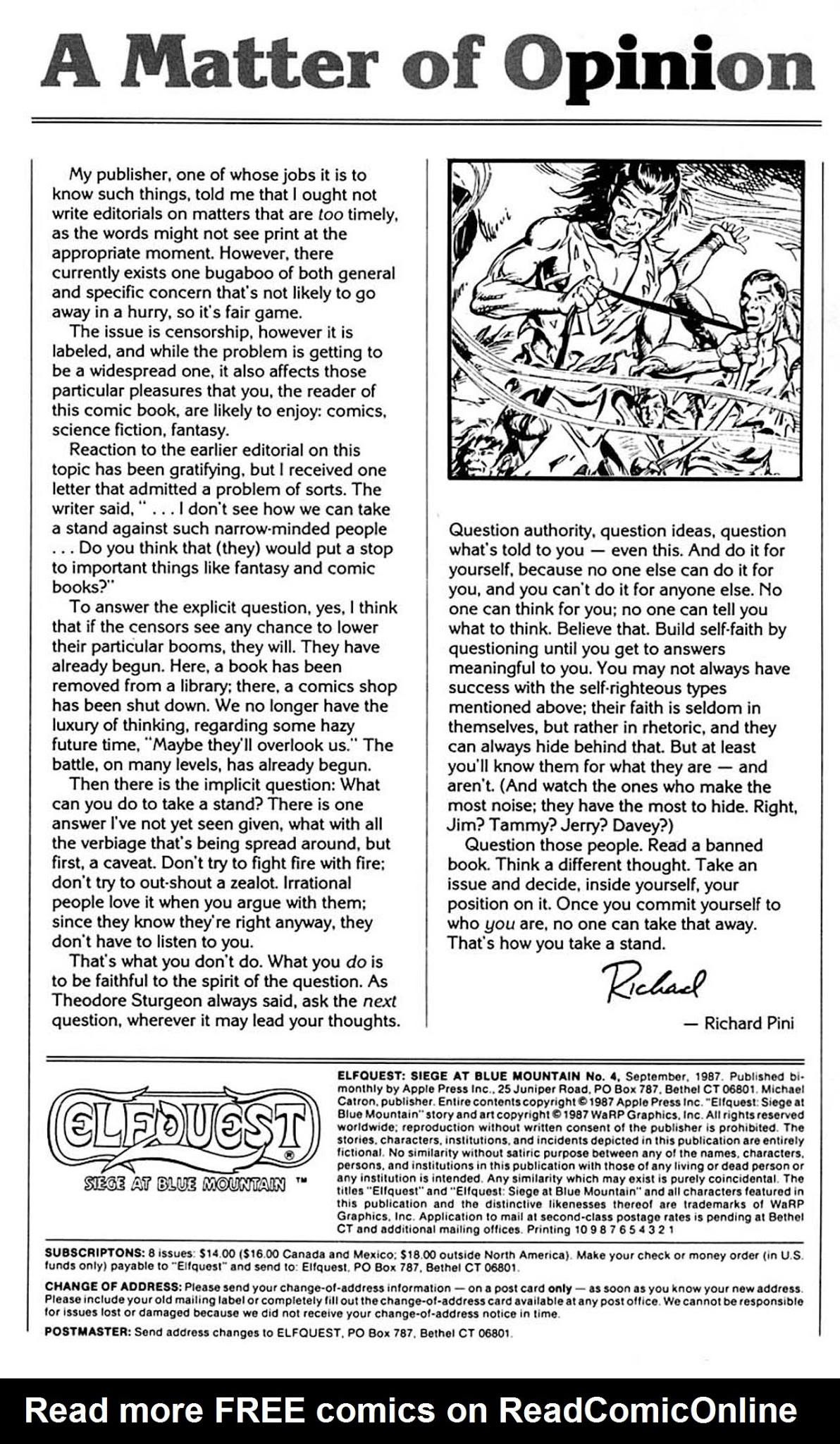 Read online ElfQuest: Siege at Blue Mountain comic -  Issue #4 - 30