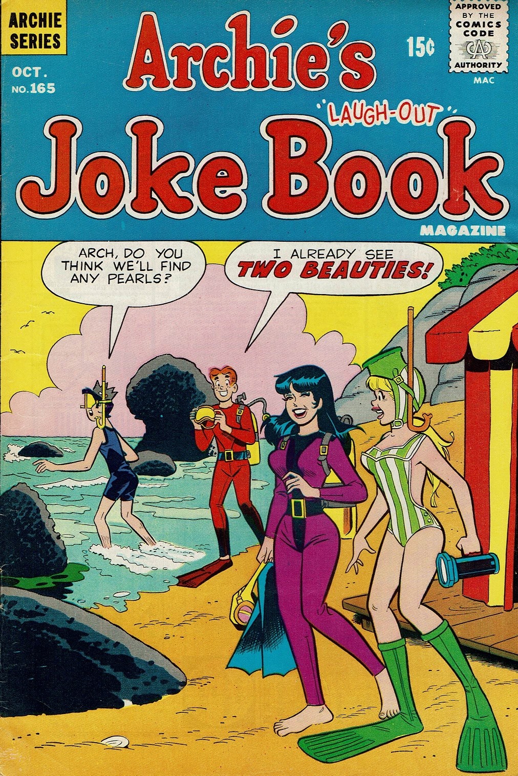 Read online Archie's Joke Book Magazine comic -  Issue #165 - 1