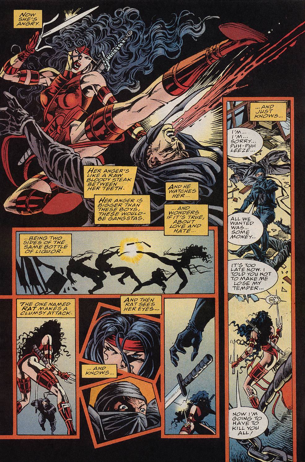 Read online Elektra (1996) comic -  Issue #1 - Afraid of the Dark - 6