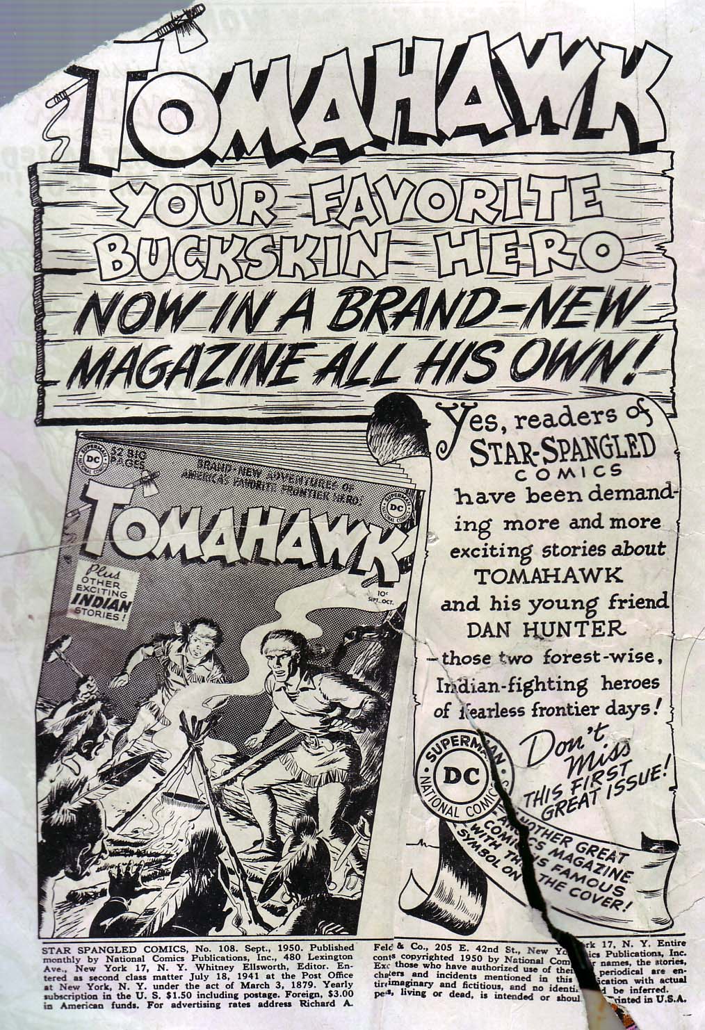 Read online Star Spangled Comics comic -  Issue #108 - 2