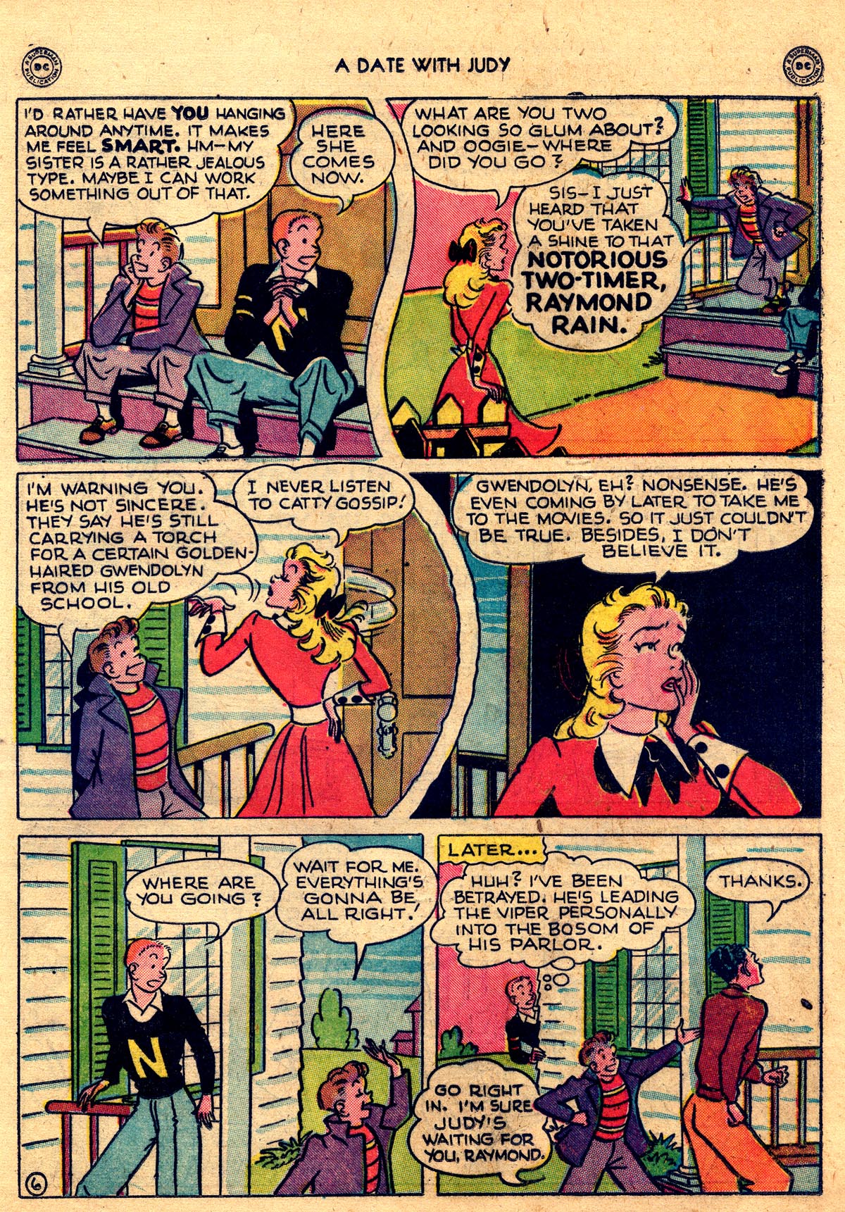 Read online A Date with Judy comic -  Issue #4 - 17