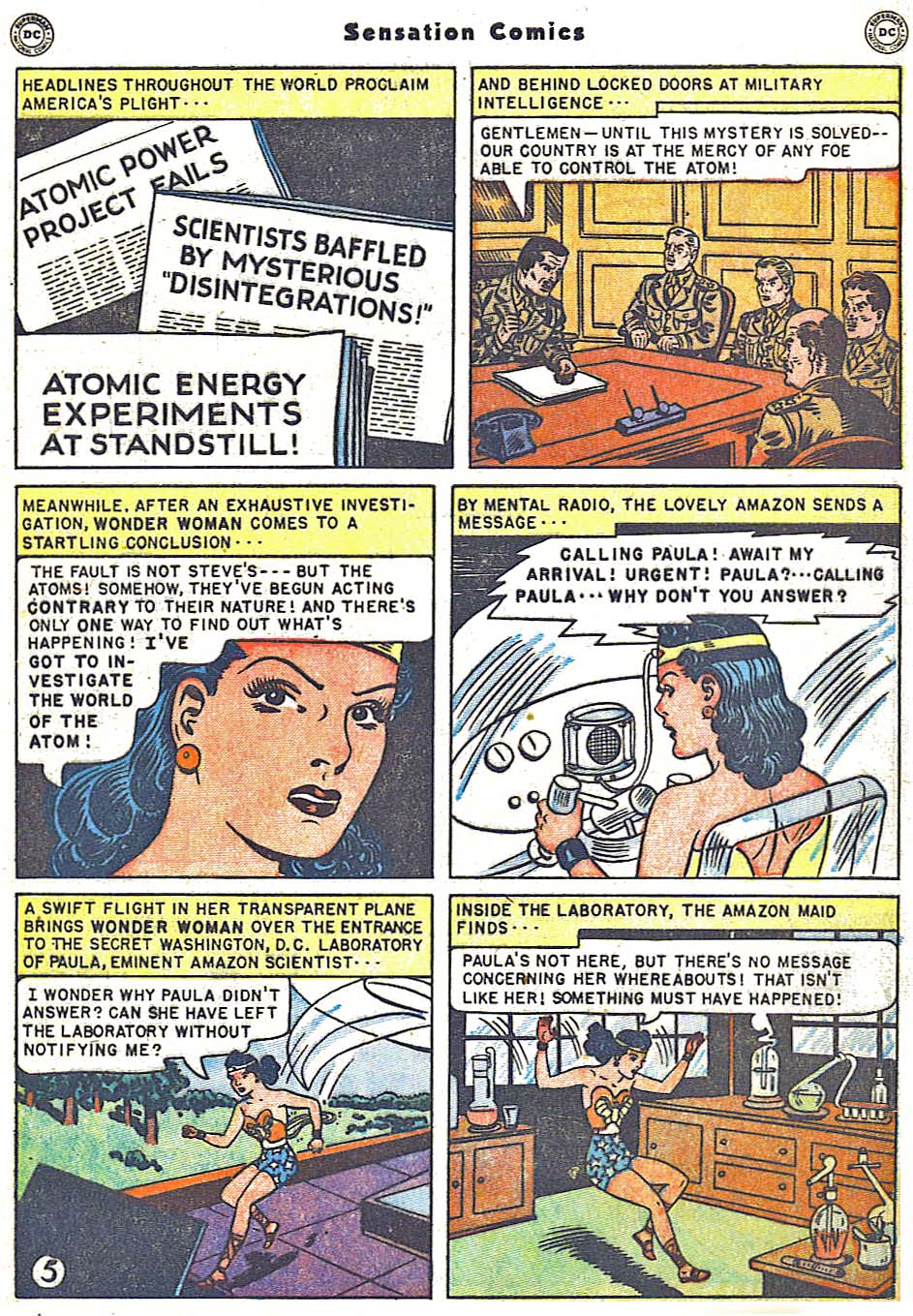 Read online Sensation (Mystery) Comics comic -  Issue #101 - 7