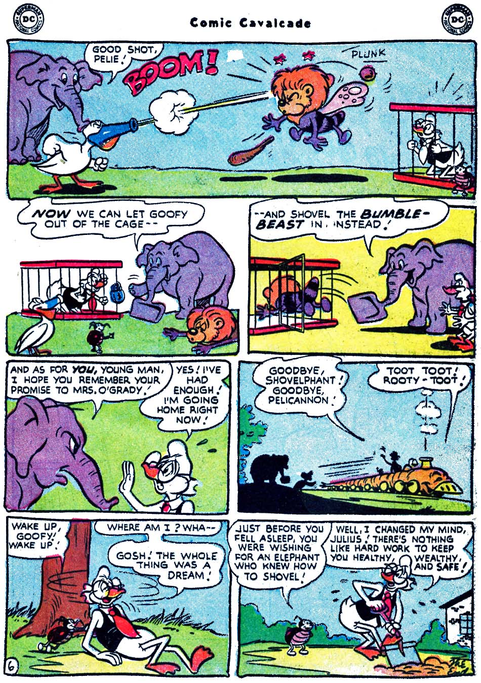 Read online Comic Cavalcade comic -  Issue #63 - 65