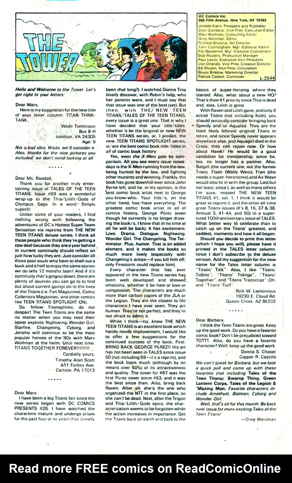 Read online Tales of the Teen Titans comic -  Issue #73 - 25