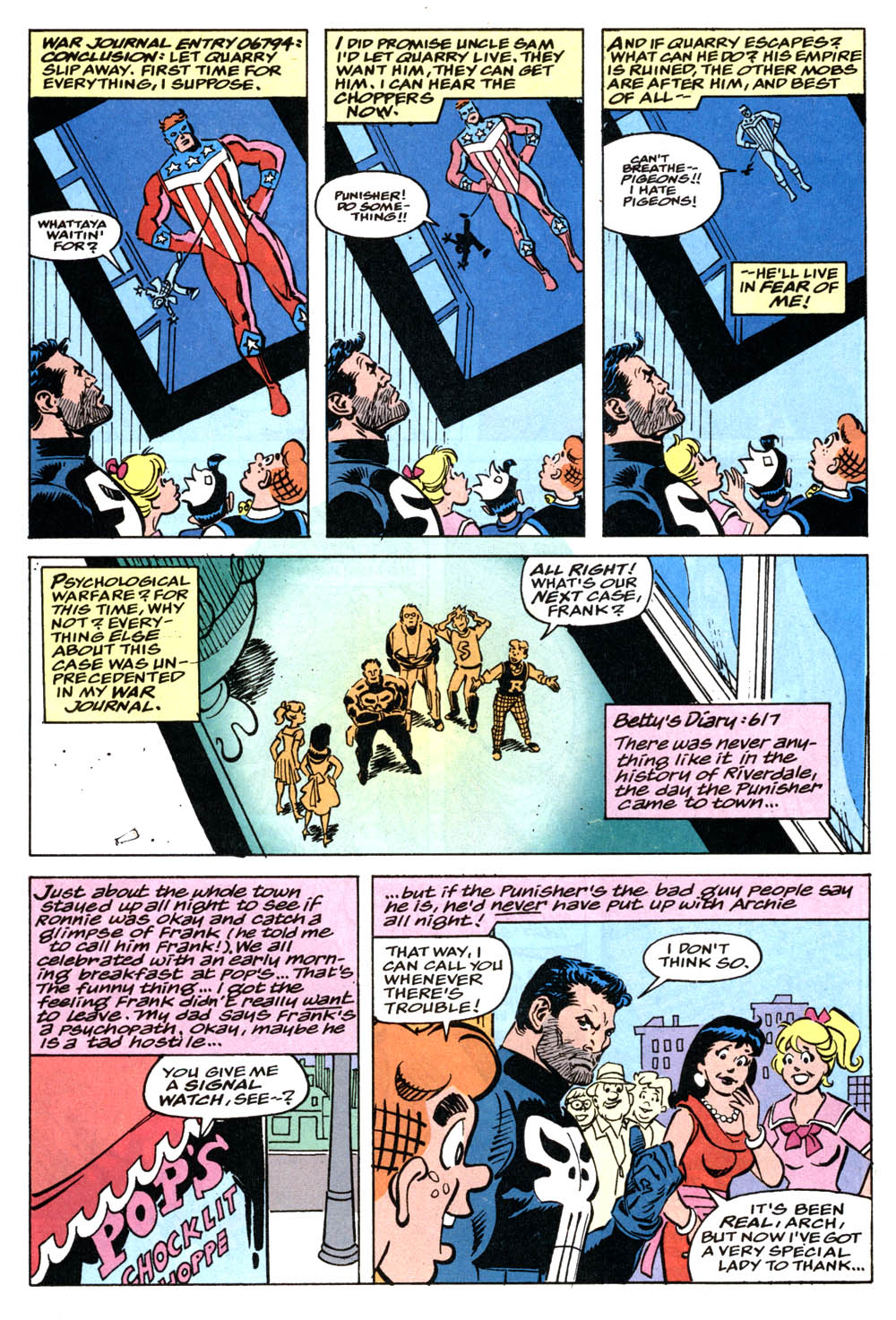 Read online The Punisher Meets Archie comic -  Issue # Full - 49