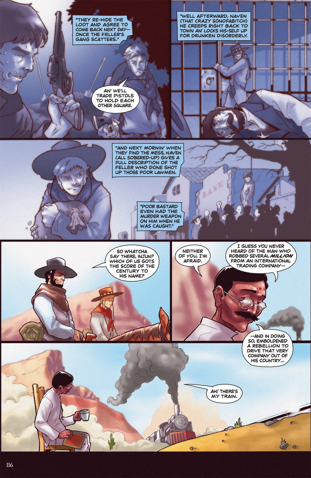 Read online Outlaw Territory comic -  Issue # TPB 2 (Part 2) - 16