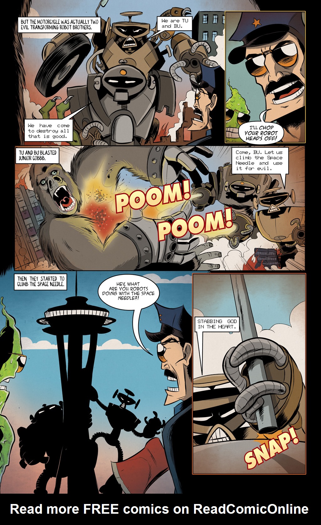 Read online Axe Cop: President of the World comic -  Issue #2 - 7