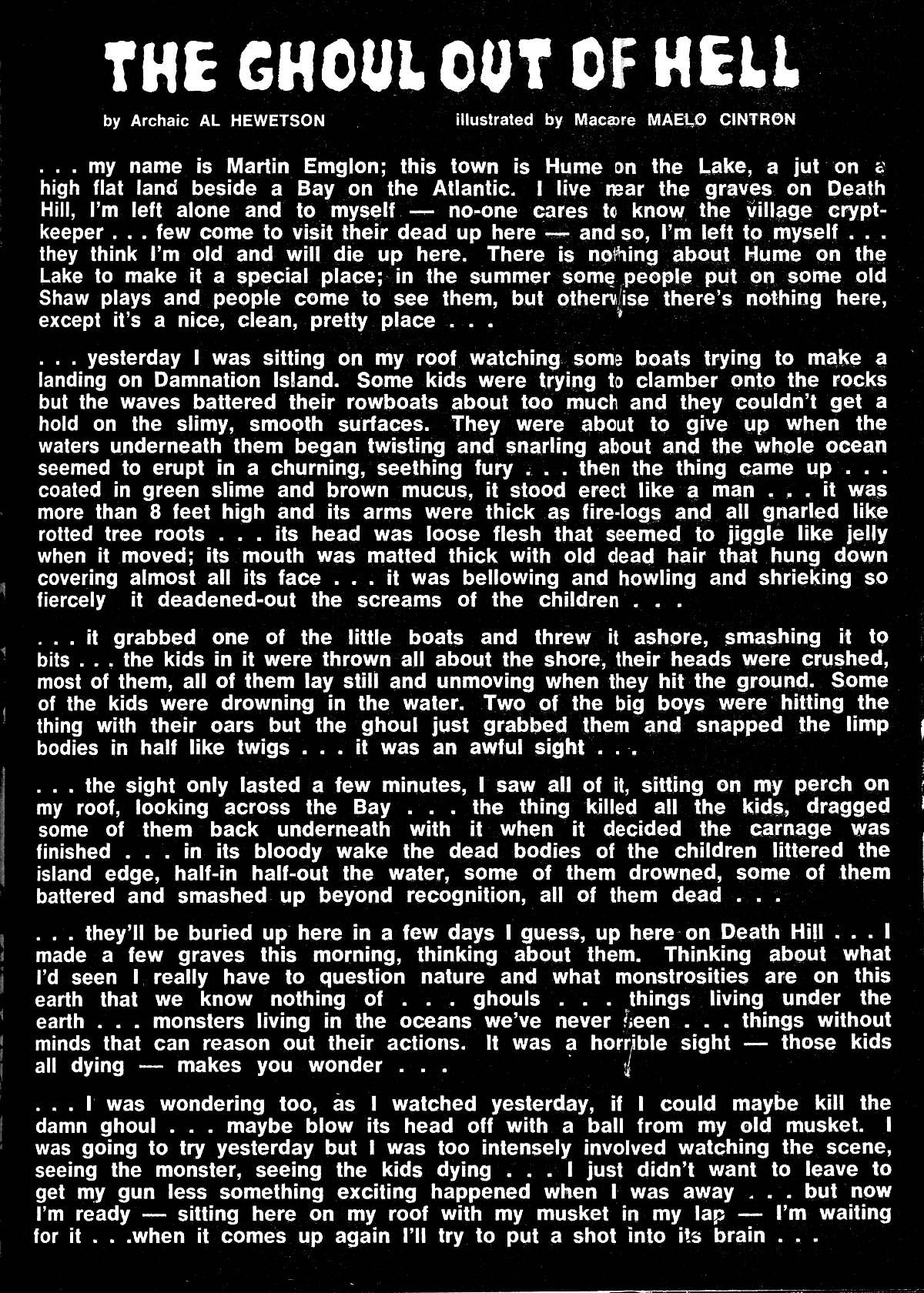 Read online Nightmare (1970) comic -  Issue #16 - 36