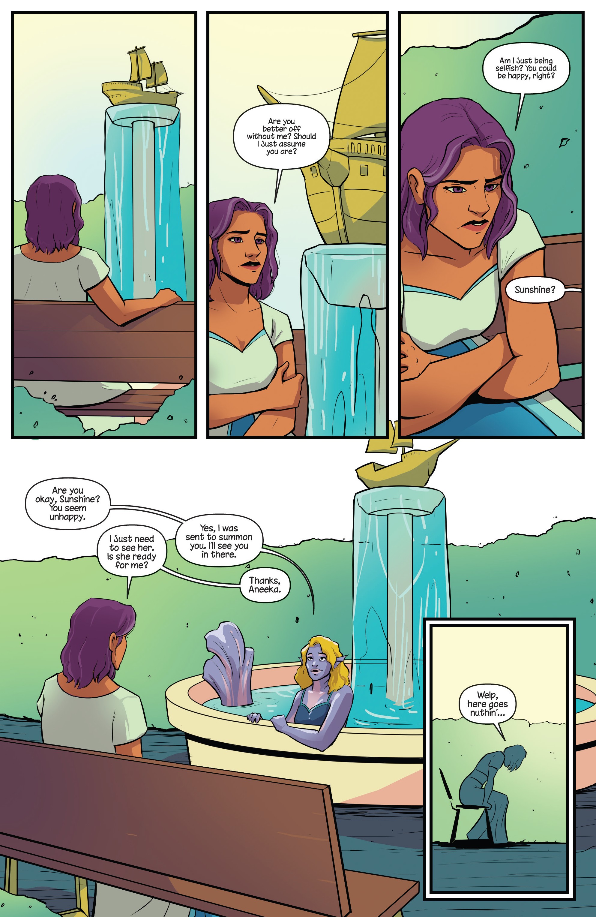 Read online Princeless Raven Year Two: Love and Revenge comic -  Issue # _TPB Get Lost Together - 4