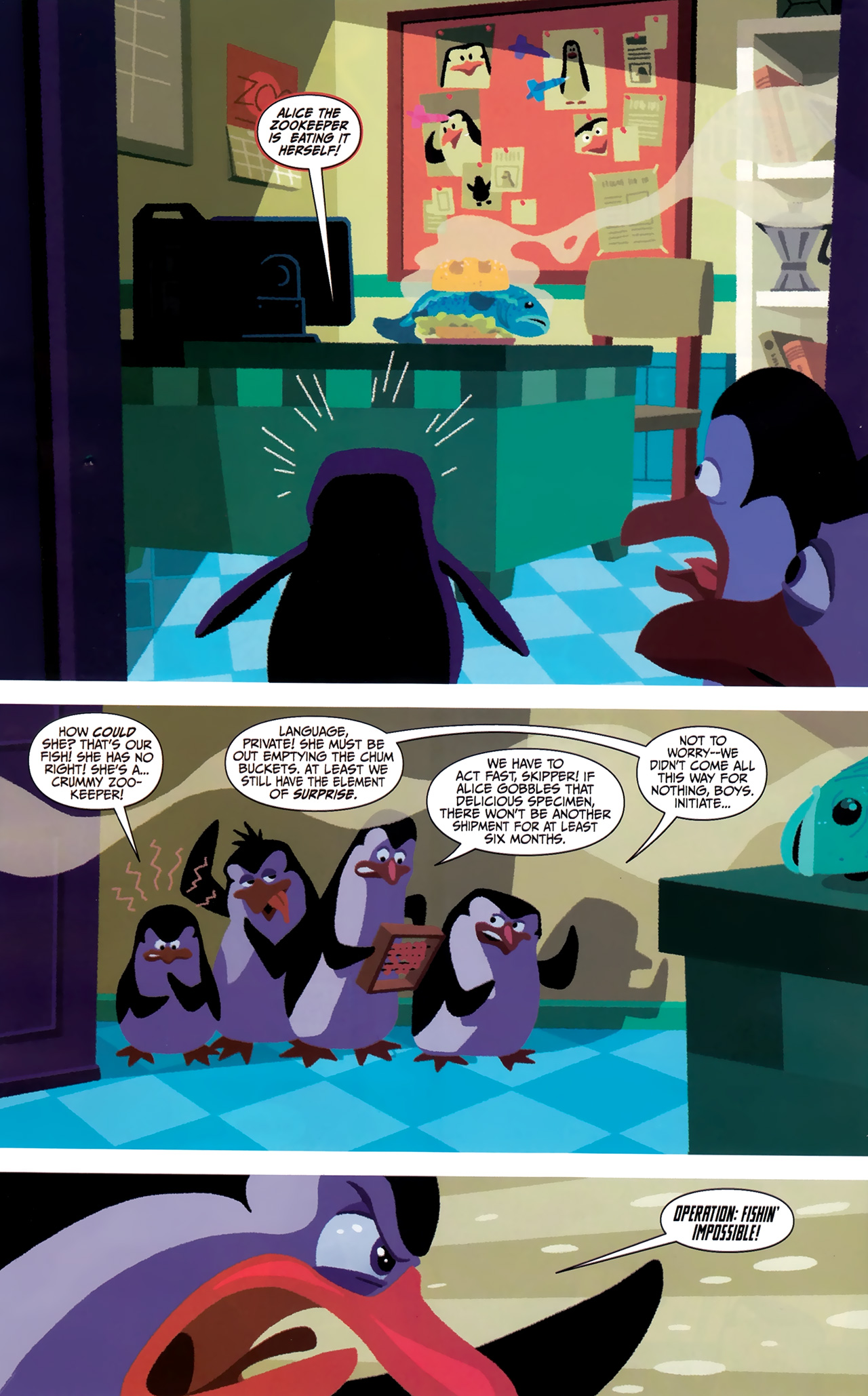 Read online Penguins of Madagascar comic -  Issue #3 - 24