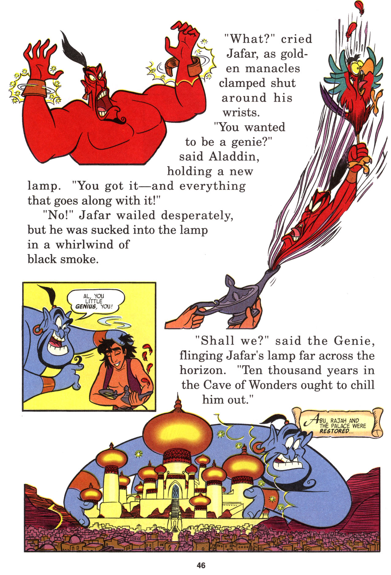 Read online Disney's Junior Graphic Novel Aladdin comic -  Issue # Full - 48
