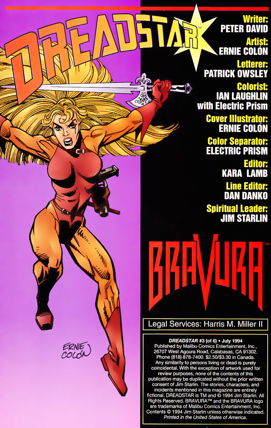 Read online Dreadstar (1994) comic -  Issue #3 - 2
