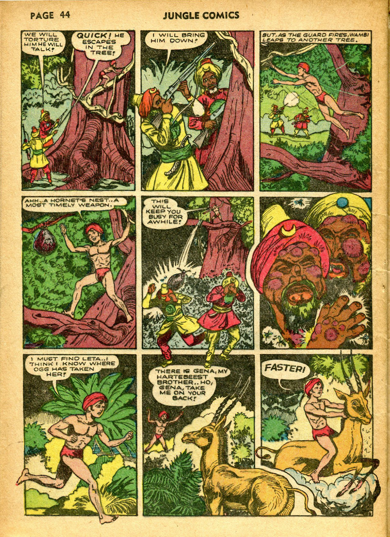 Read online Jungle Comics comic -  Issue #32 - 47