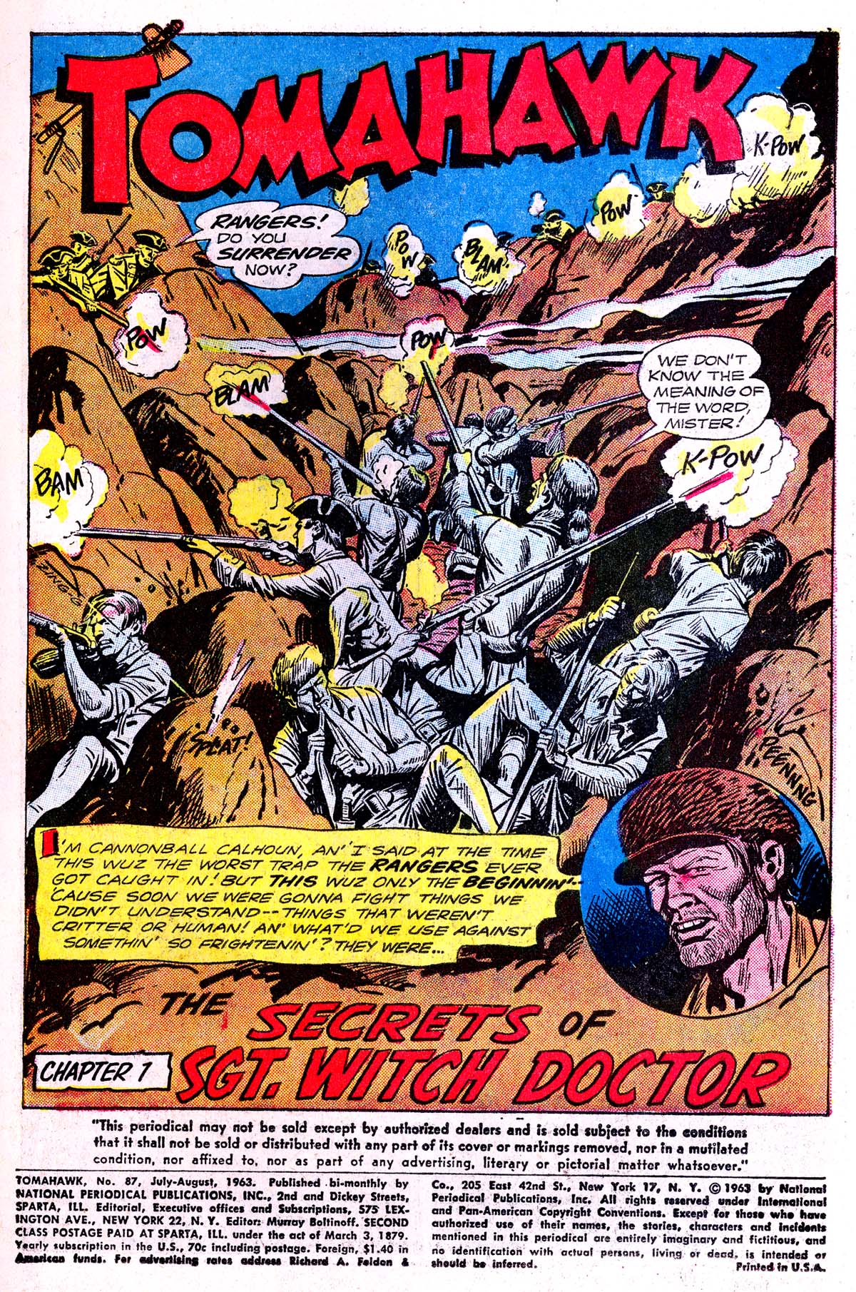 Read online Tomahawk comic -  Issue #87 - 3