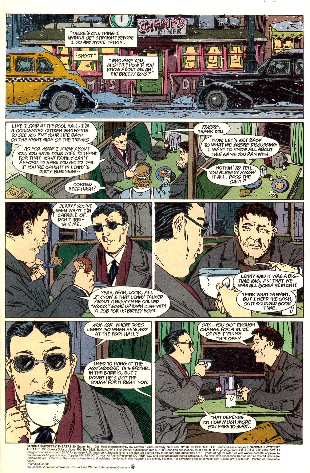 Read online Sandman Mystery Theatre comic -  Issue #30 - 2