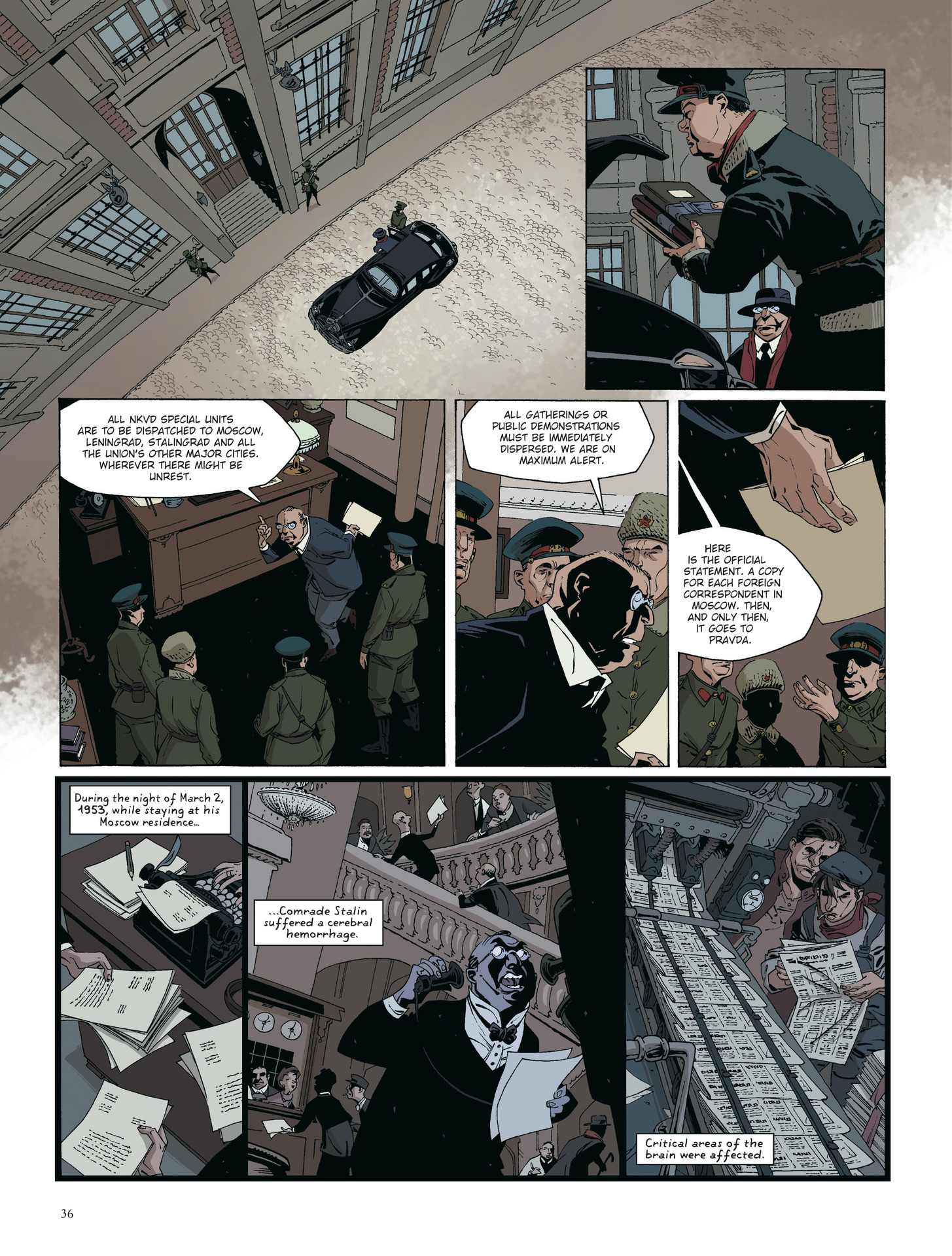 Read online The Death Of Stalin comic -  Issue #1 - 36