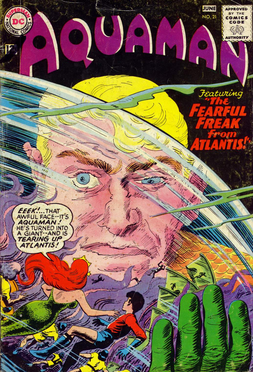 Read online Aquaman (1962) comic -  Issue #21 - 1