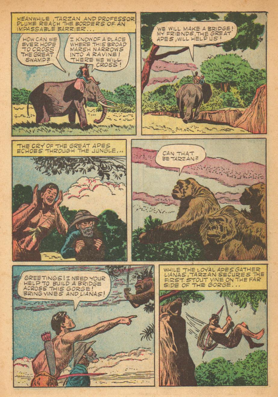 Read online Tarzan (1948) comic -  Issue #26 - 10