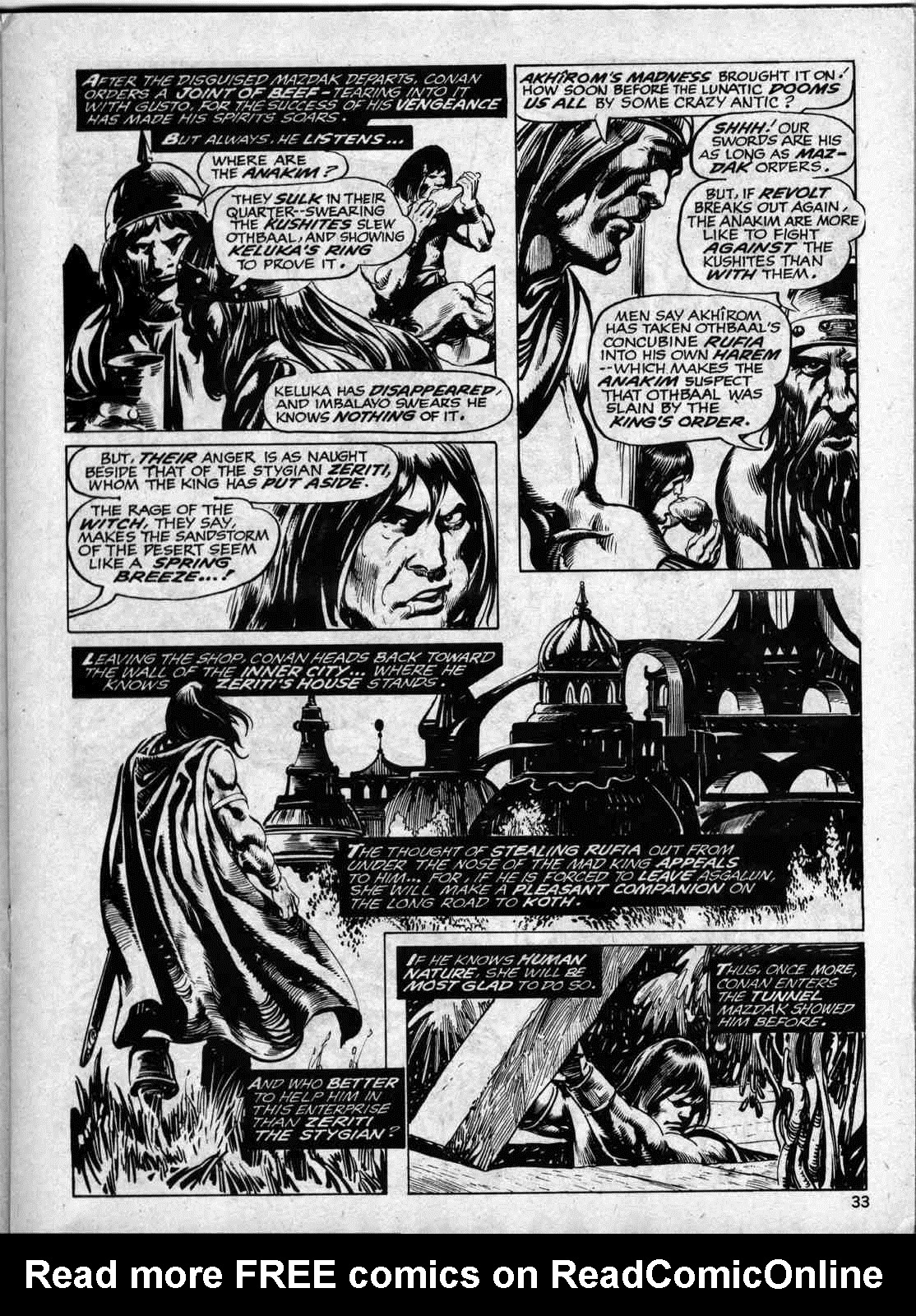 Read online The Savage Sword Of Conan comic -  Issue #36 - 33